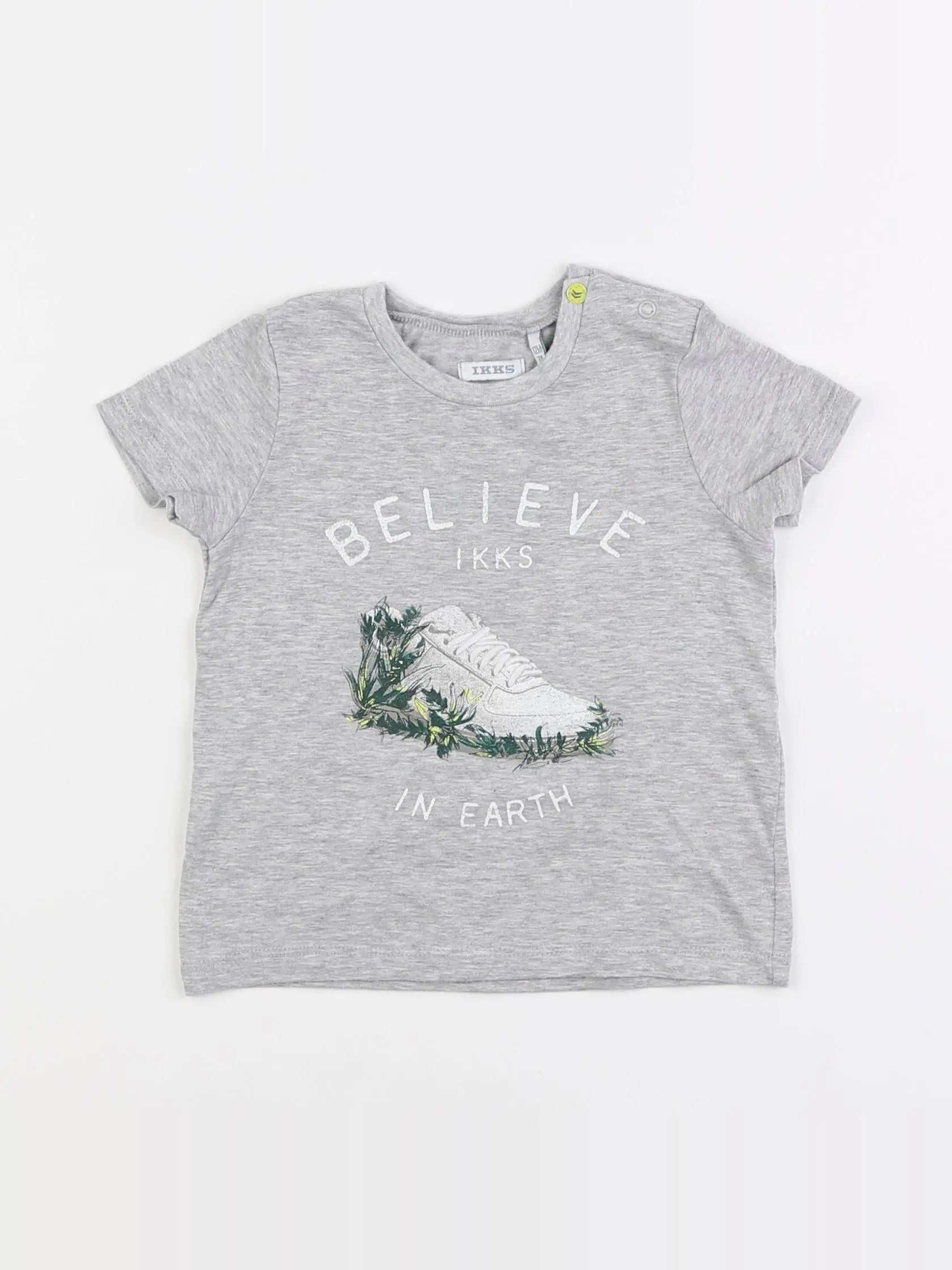 IKKS - tee-shirt gris - 12 mois