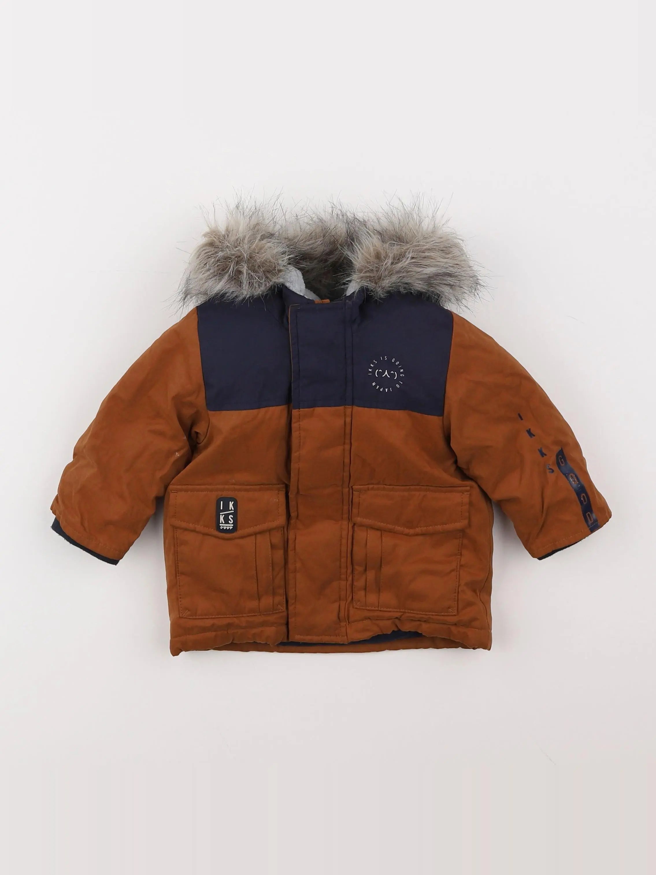 IKKS - parka marron - 6 mois