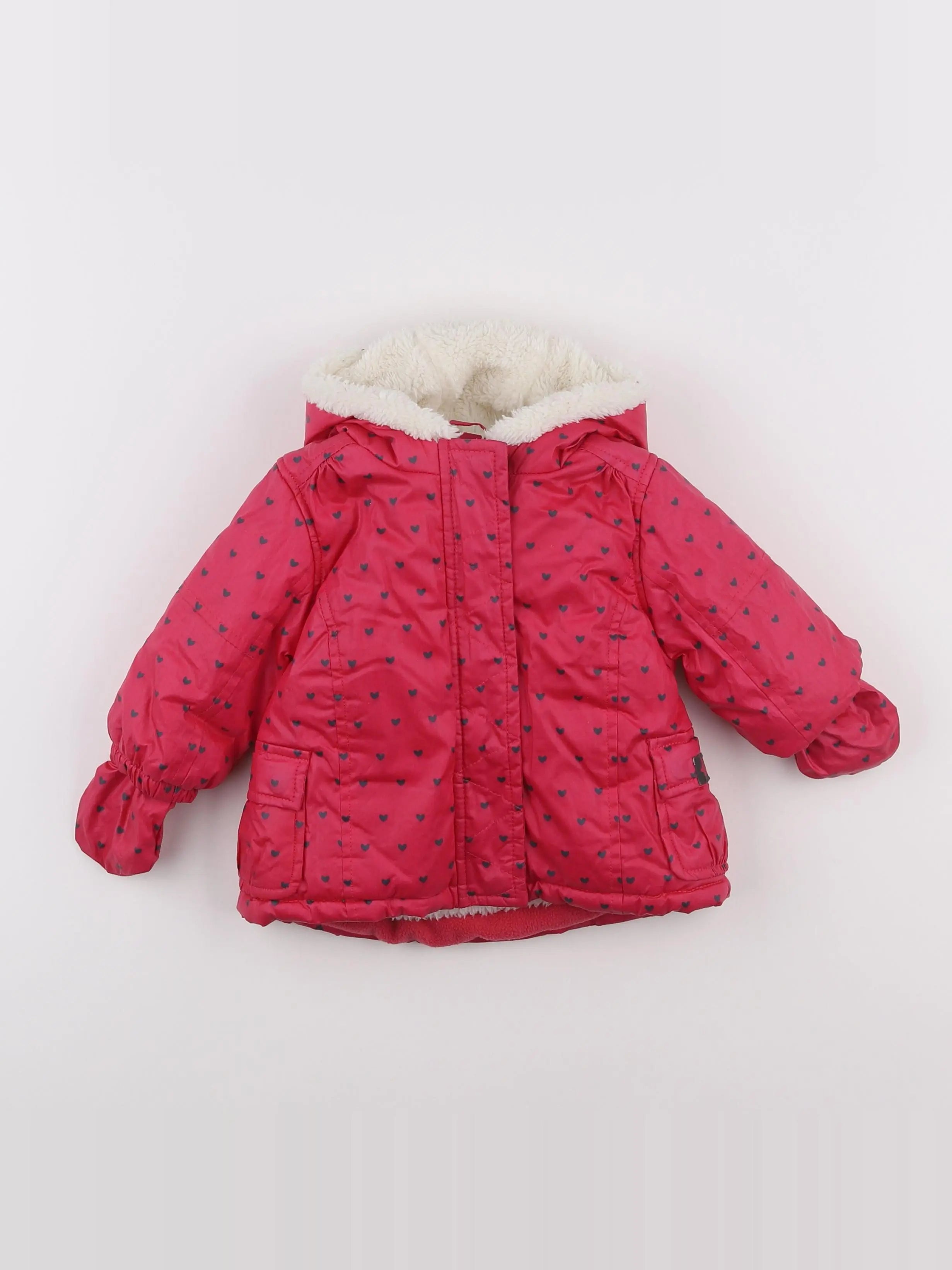 Vertbaudet - parka rose - 6 mois