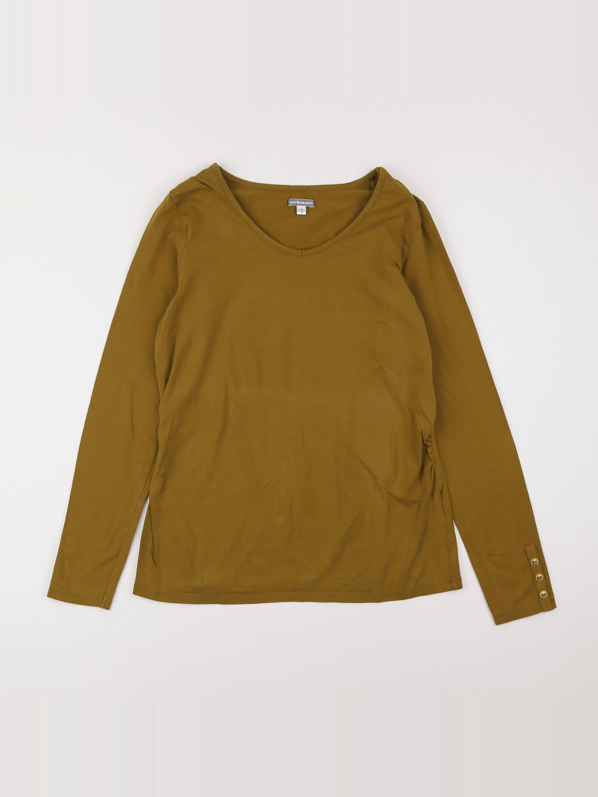 Vertbaudet - tee-shirt grossesse marron - 38 à 40