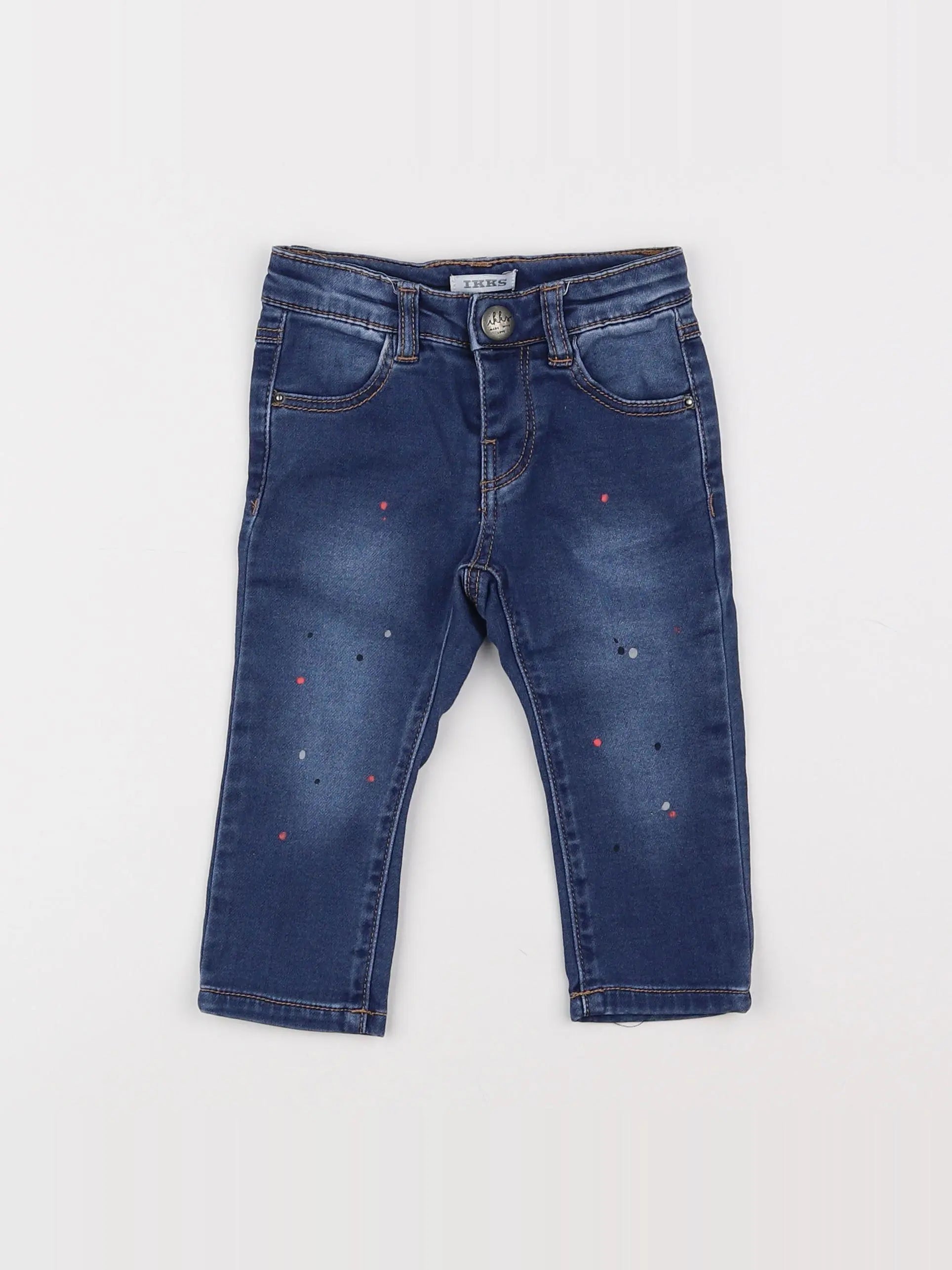 IKKS - jean bleu - 6 mois