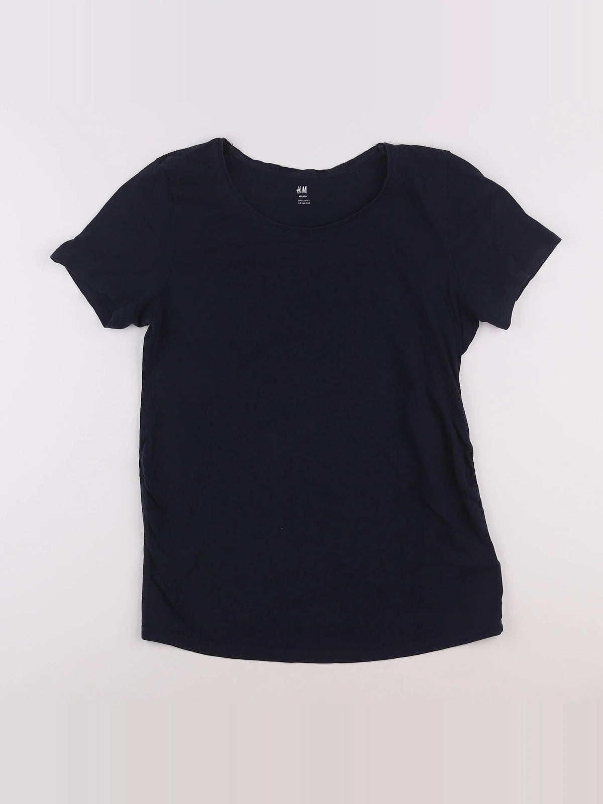 H&M - tee-shirt grossesse bleu - 34 à 36