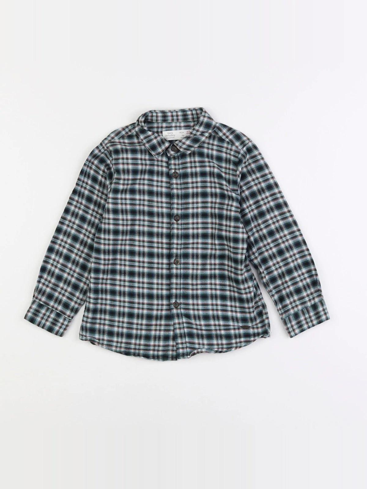 Zara - chemise bleu - 2/3 ans