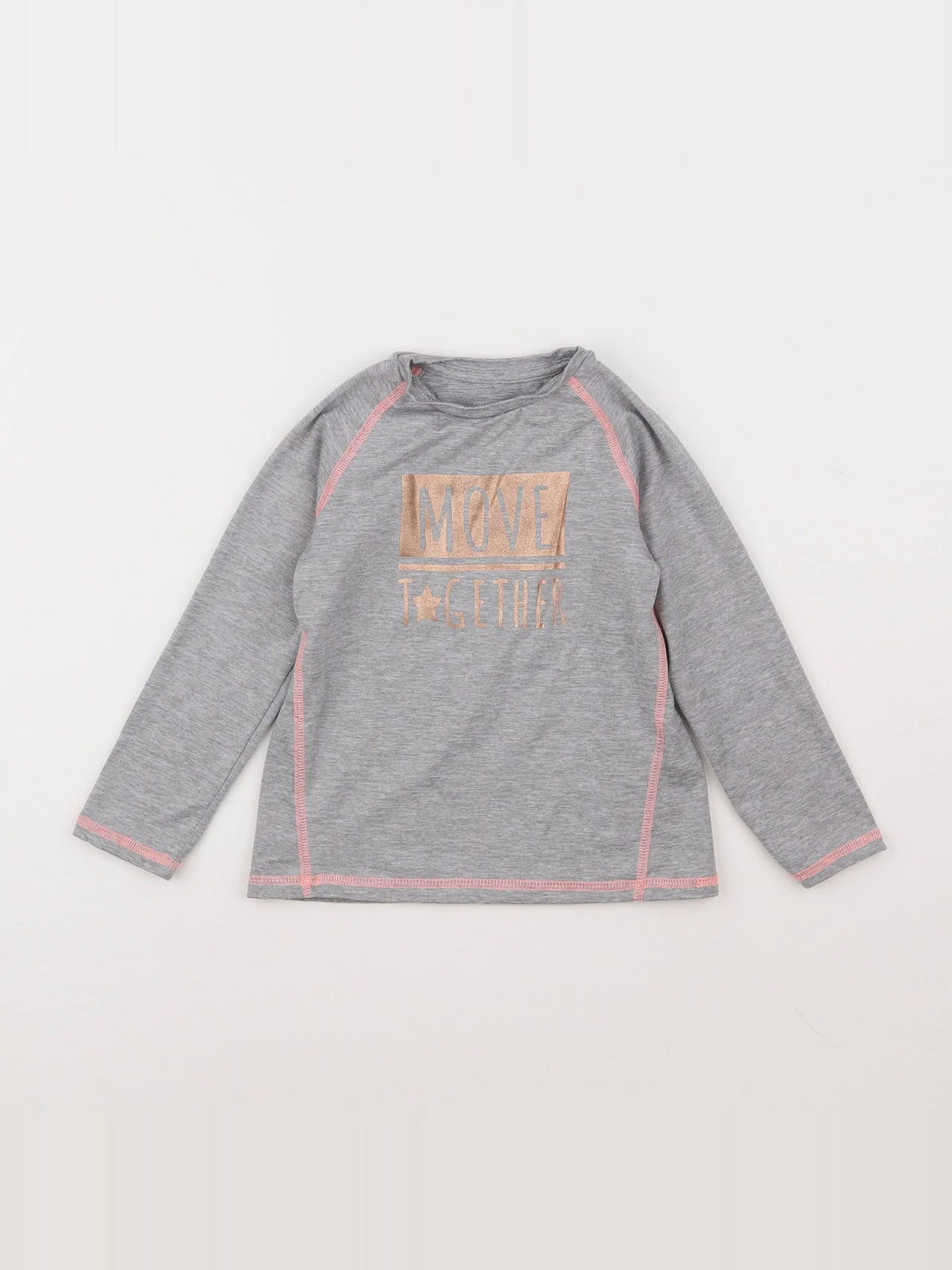Vertbaudet - tee-shirt gris - 4 ans