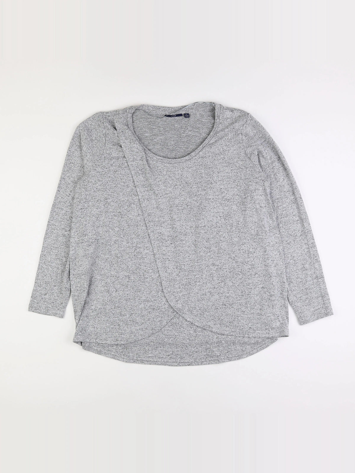 Kiabi - pull grossesse gris - 46 à 48