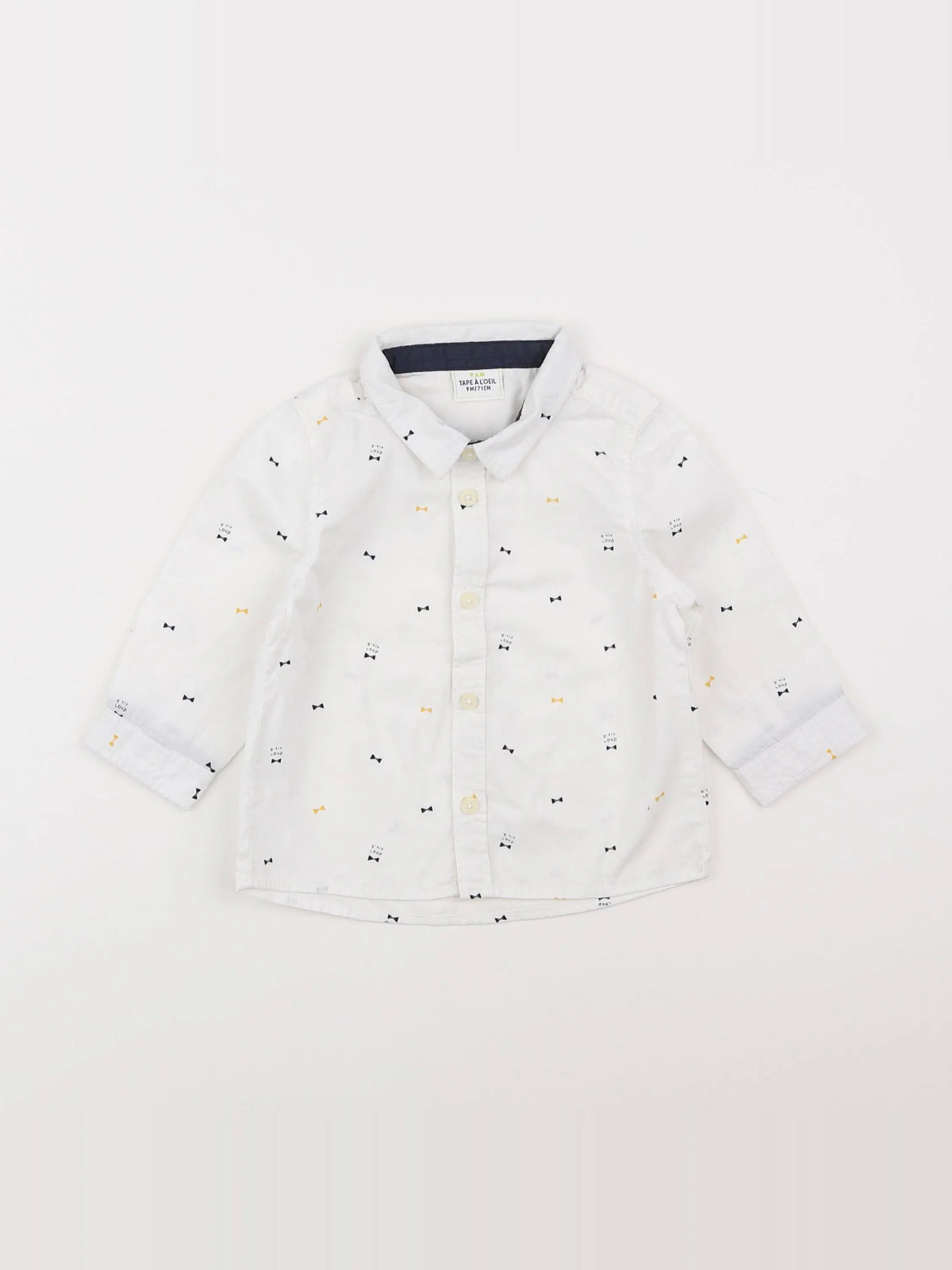Tape à l'oeil - chemise blanc - 9 mois