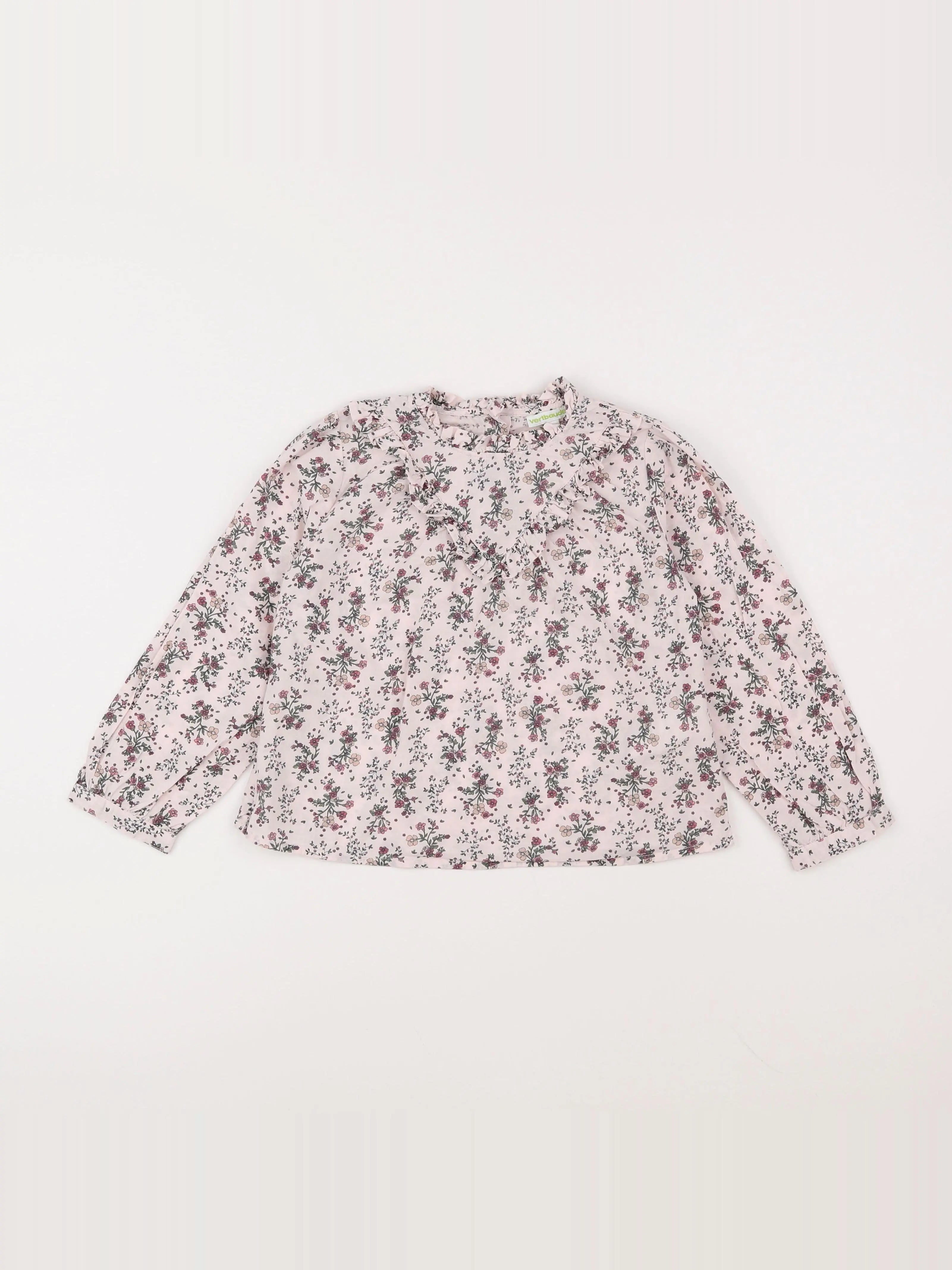 Vertbaudet - blouse rose - 6 ans