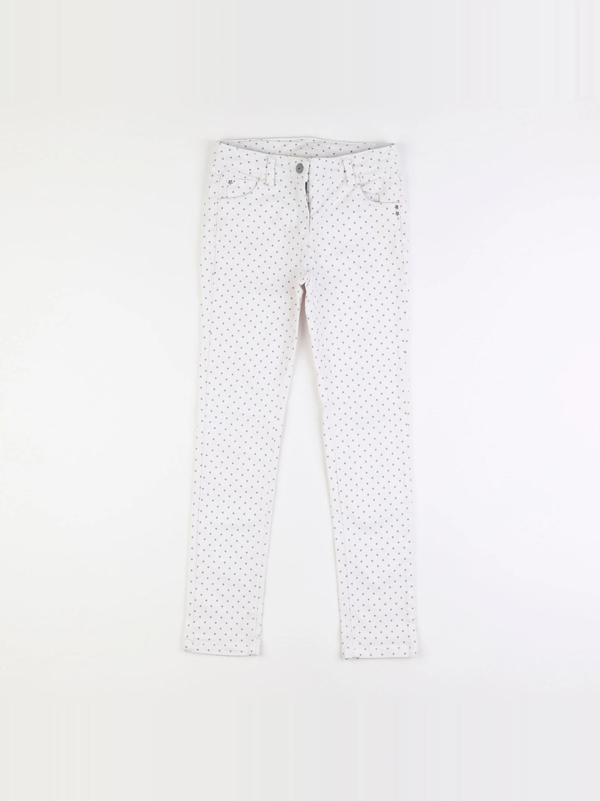 Vertbaudet - pantalon blanc - 9 ans