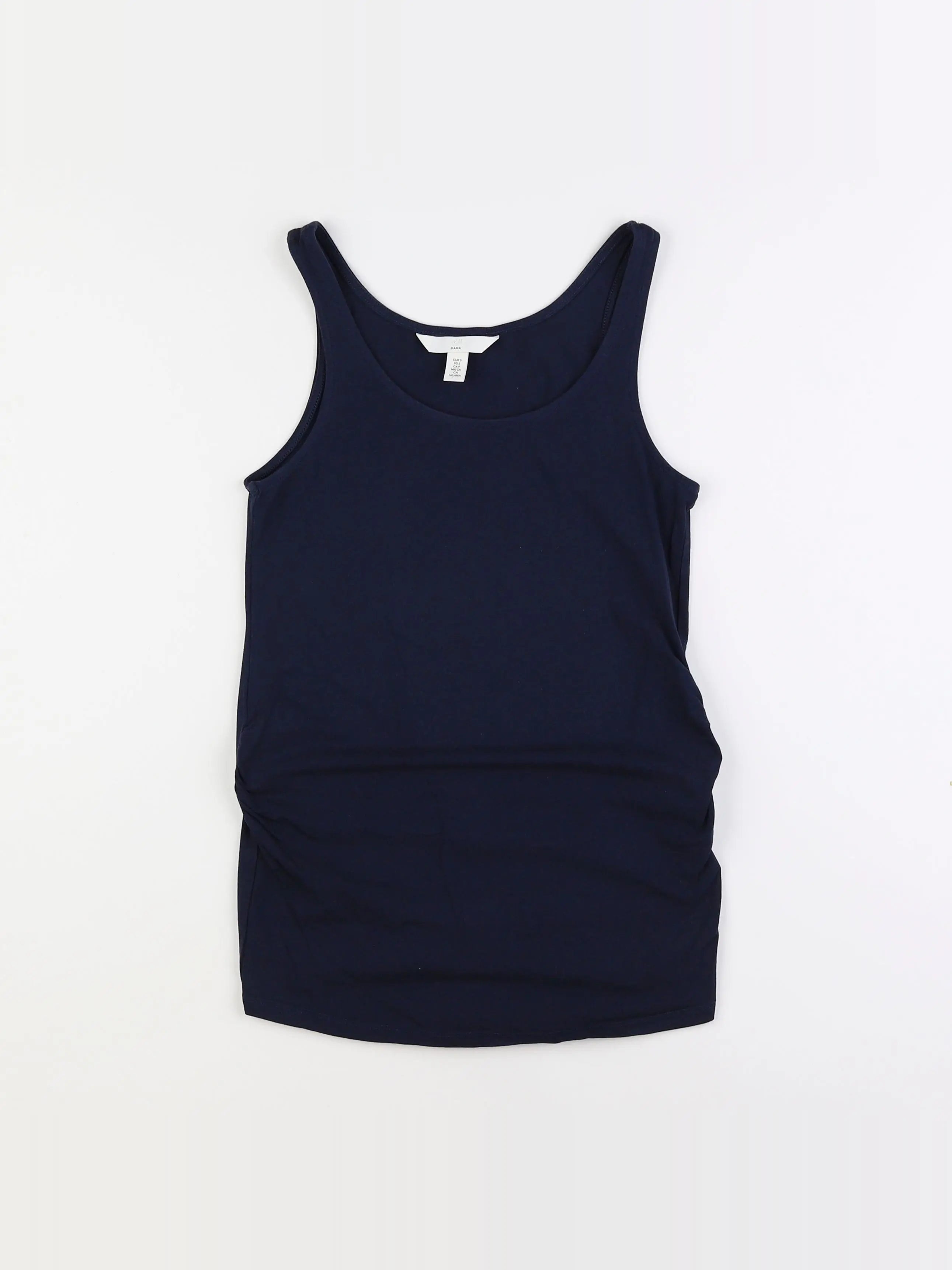 H&M - débardeur grossesse bleu - 36 à 38