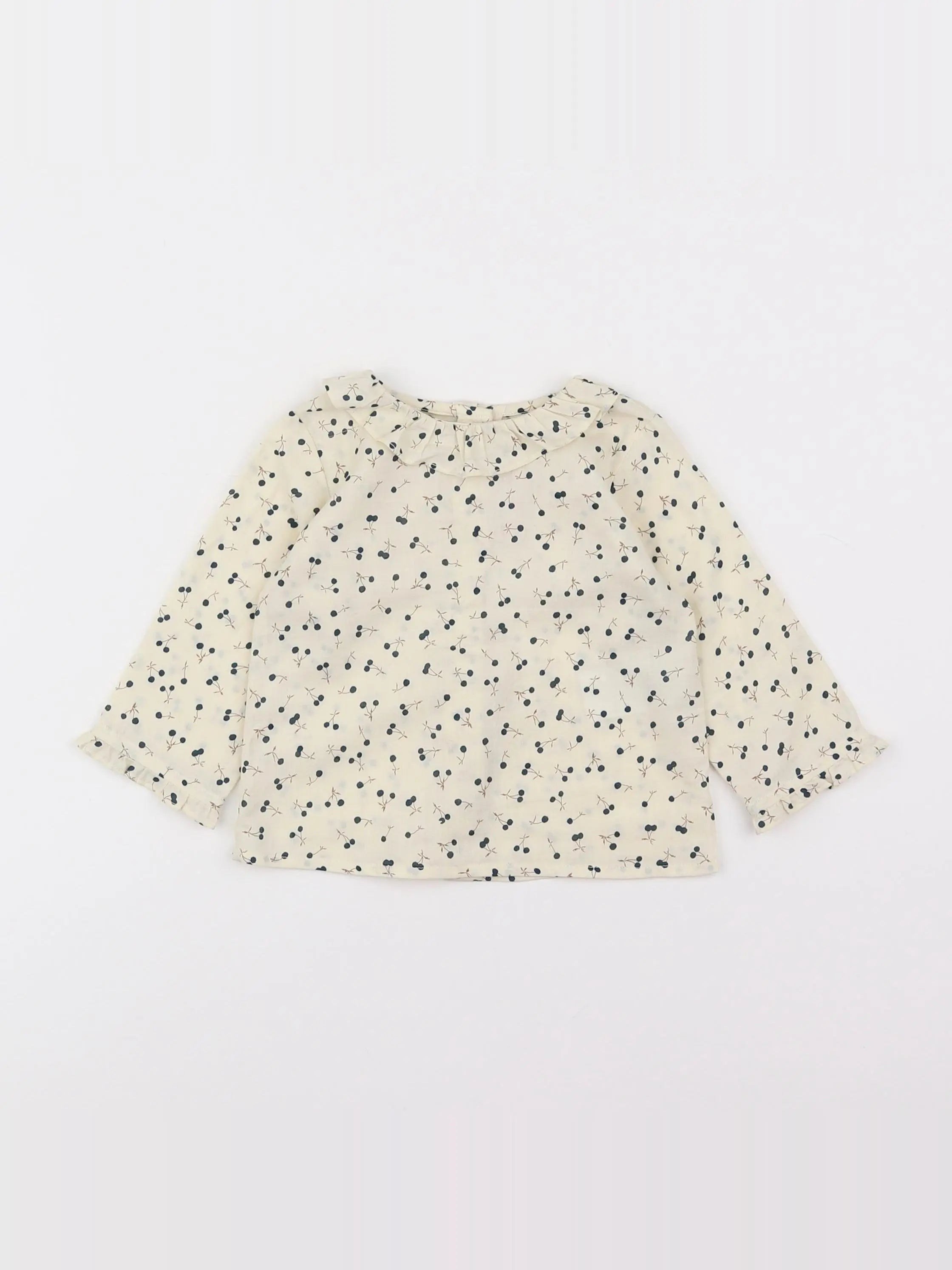 Bonpoint - blouse beige - 12 mois