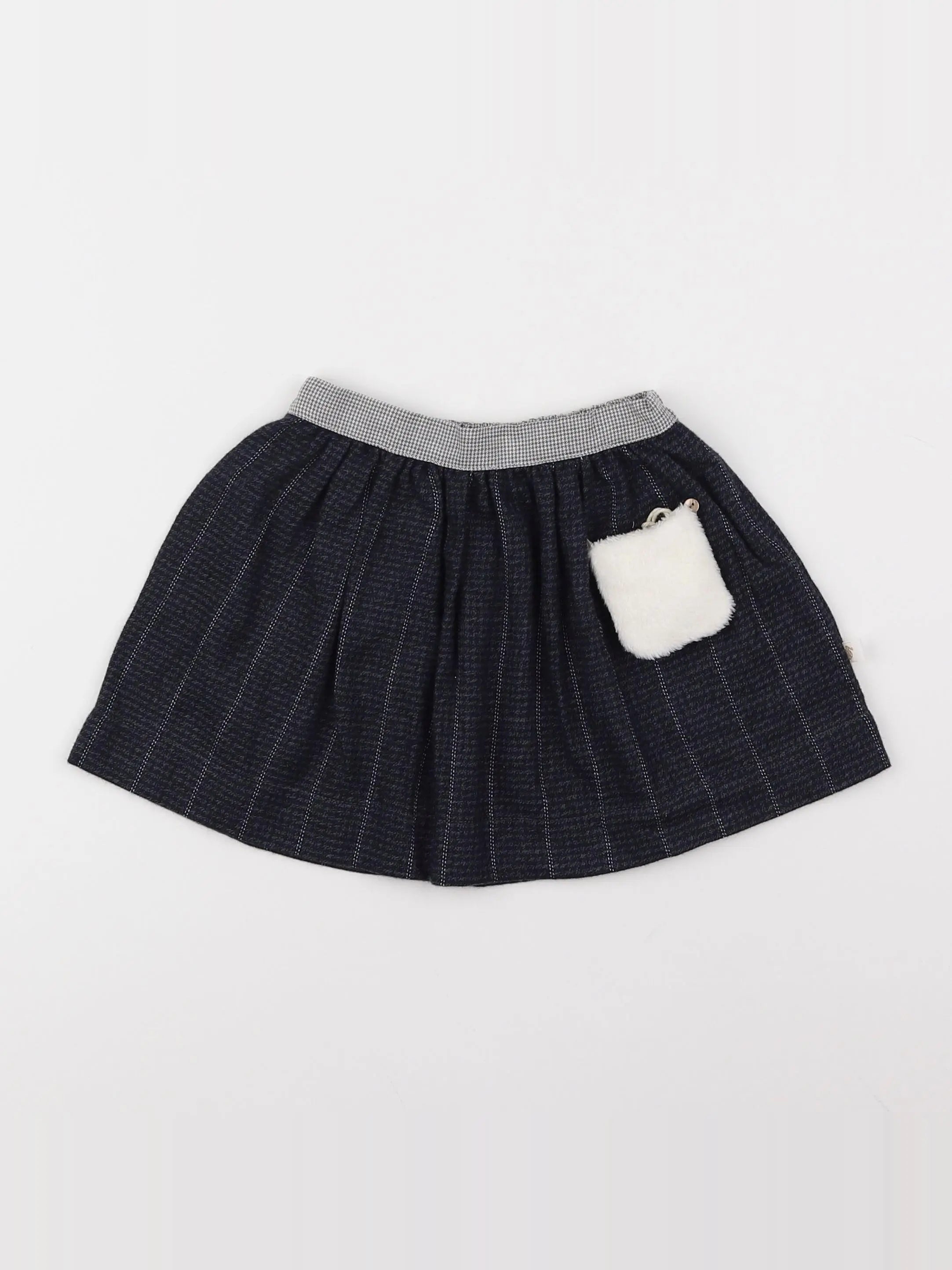 Les Enfantines - jupe bleu - 2 ans