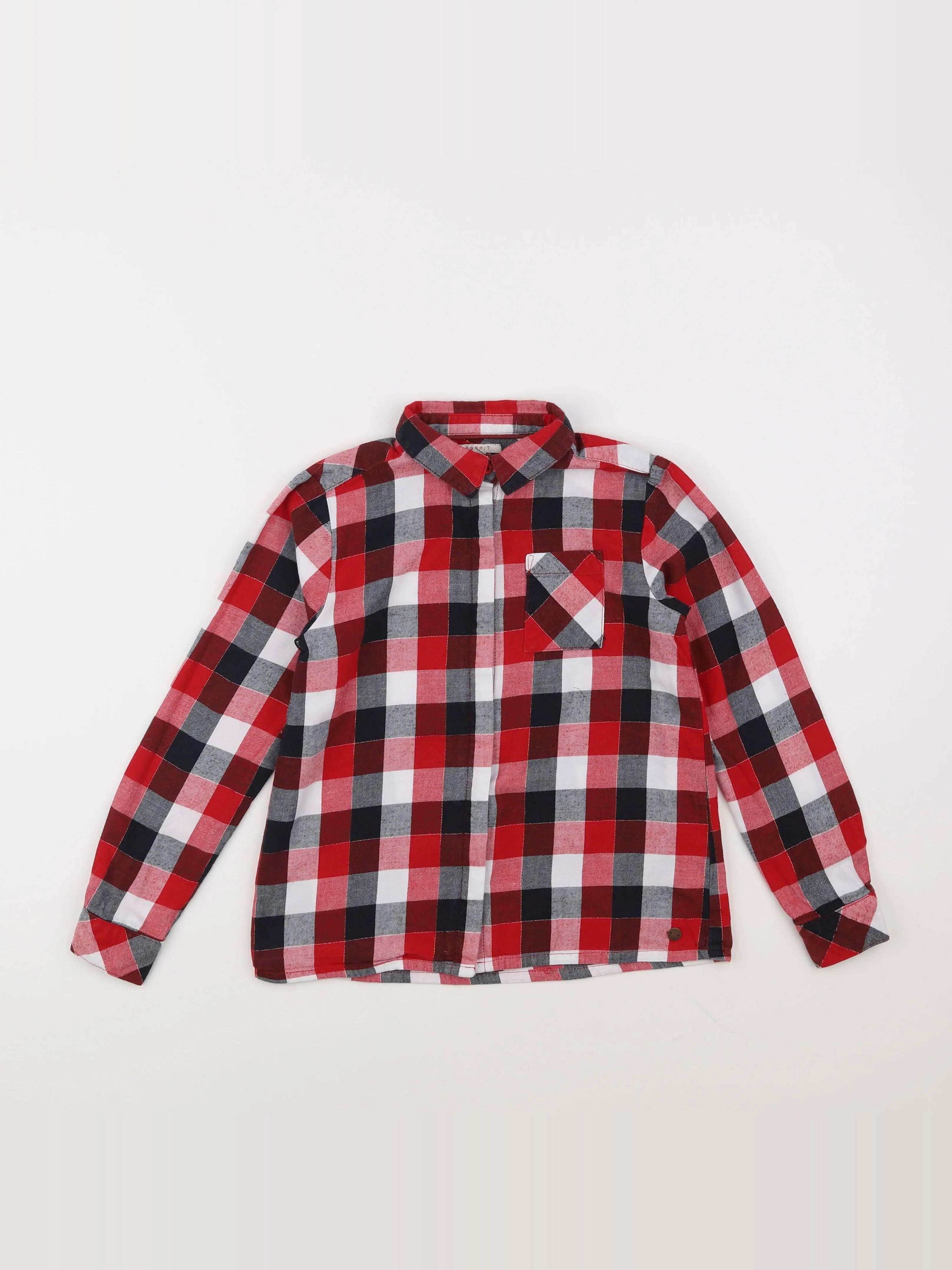 Esprit - chemise blanc, rouge - 9 ans