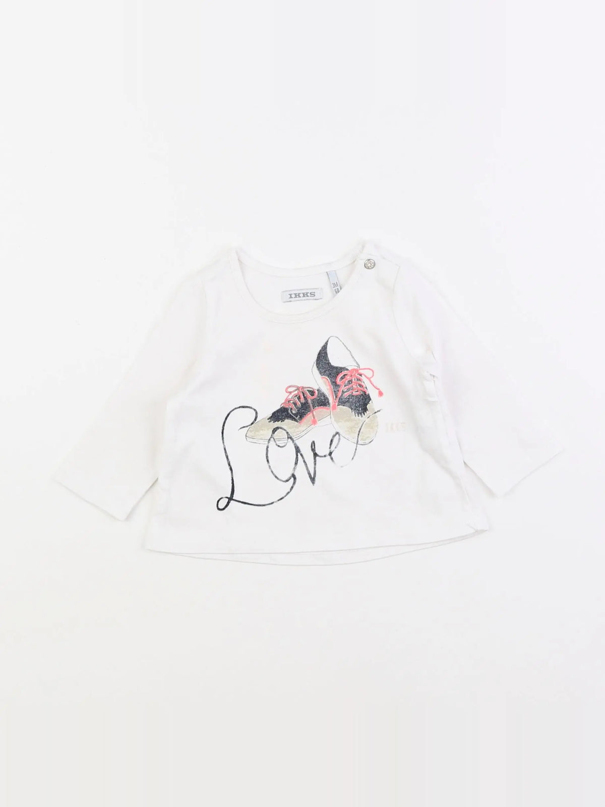 IKKS - tee-shirt blanc - 3 mois