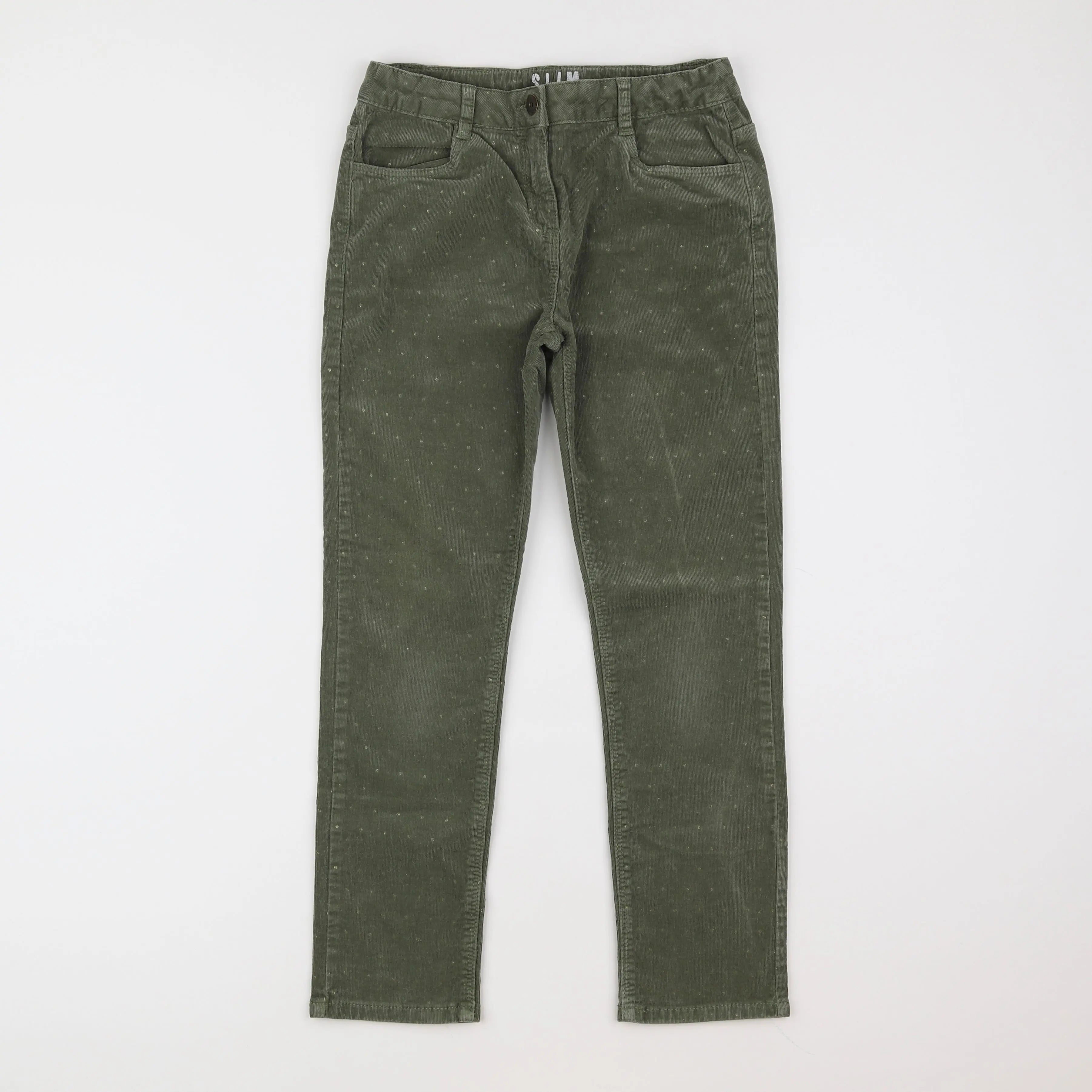 Vertbaudet - pantalon vert - 10 ans