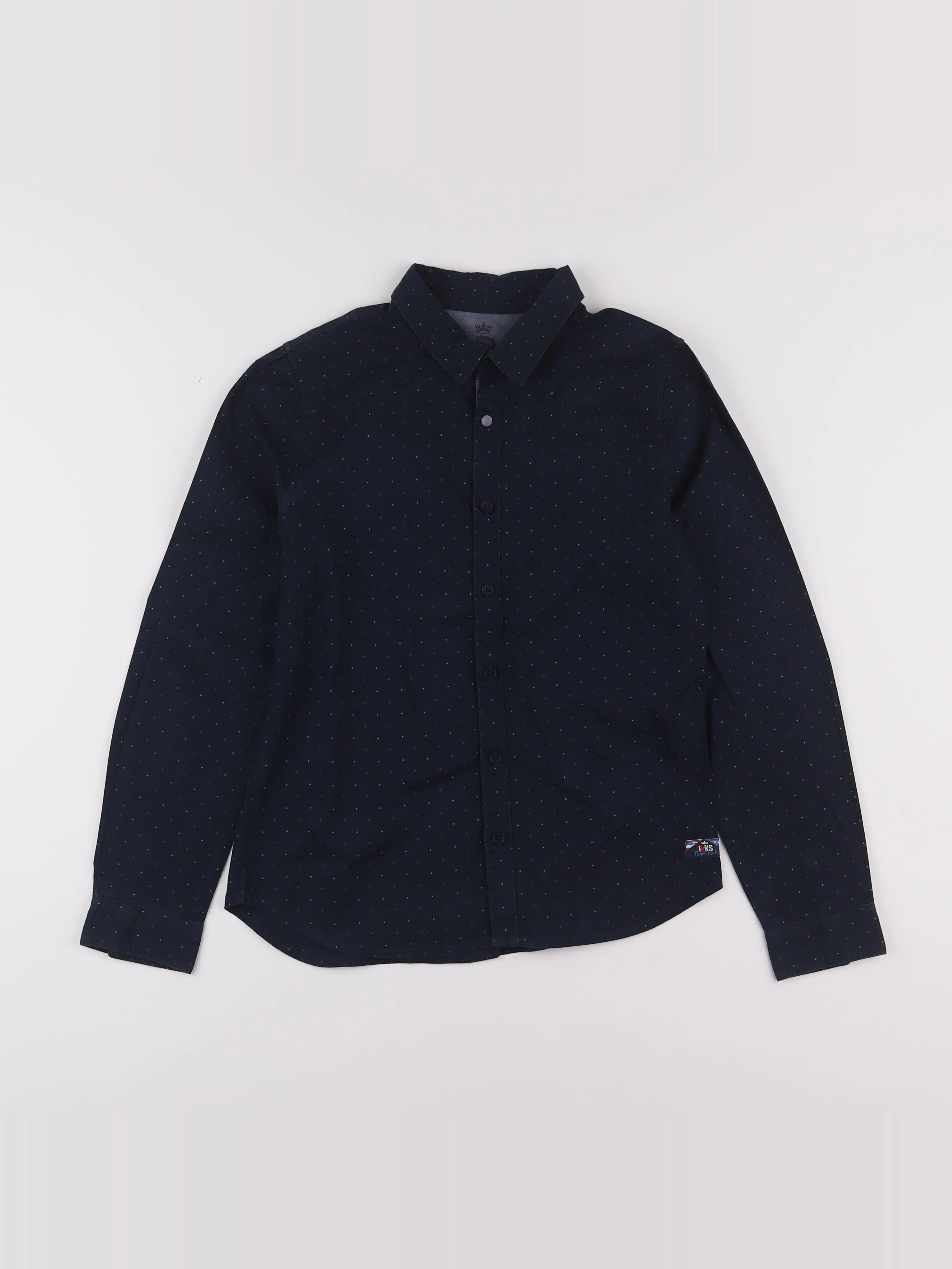 IKKS - chemise bleu - 10 ans