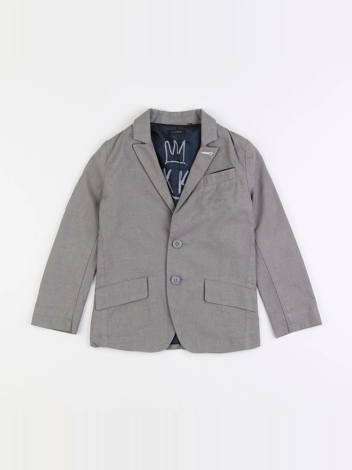 IKKS - veste gris - 8 ans