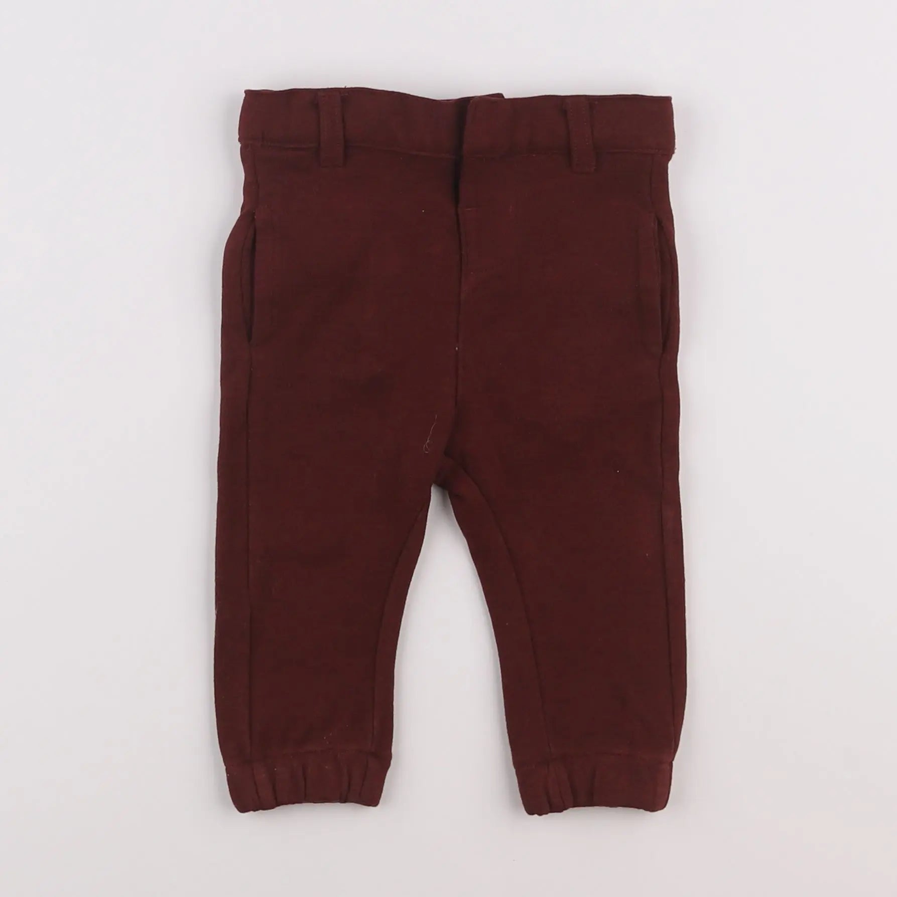 Vertbaudet - pantalon rouge - 6 mois