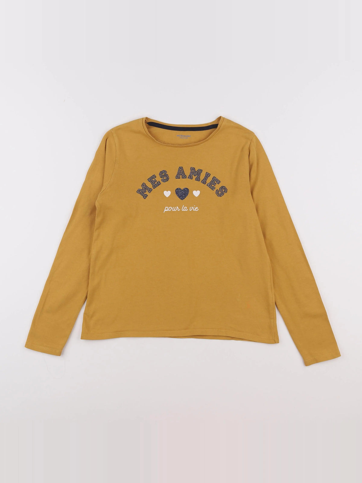 Vertbaudet - tee-shirt jaune - 10 ans