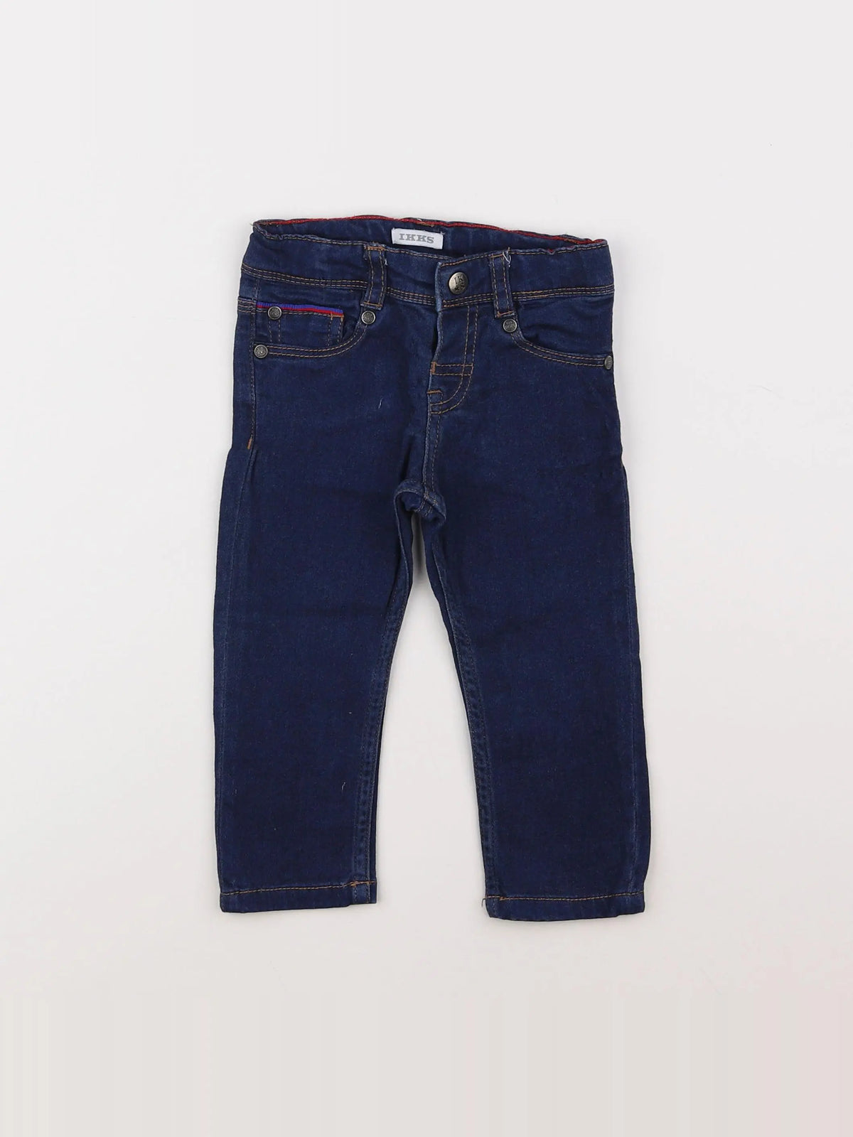 IKKS - pantalon bleu - 6 mois