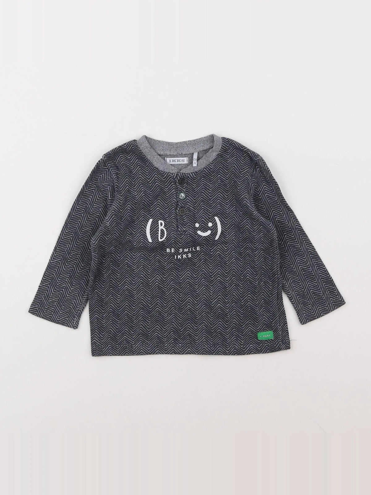 IKKS - tee-shirt gris - 12 mois