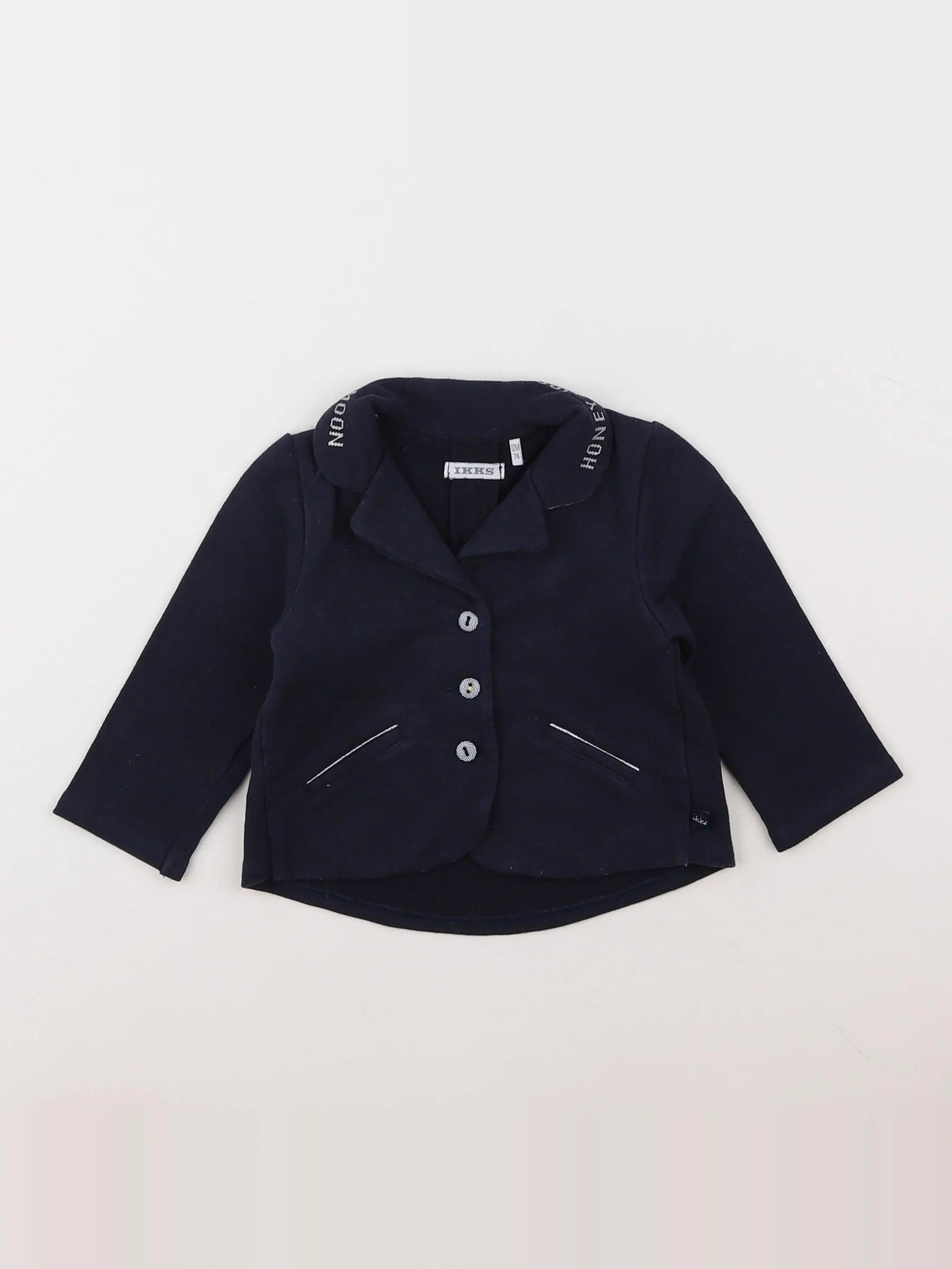 IKKS - veste bleu - 12 mois