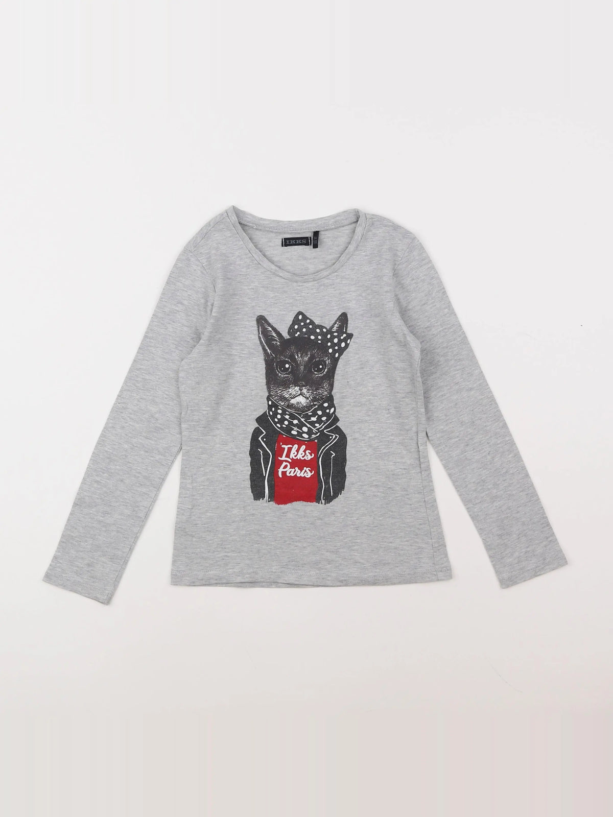 IKKS - tee-shirt gris - 5 ans
