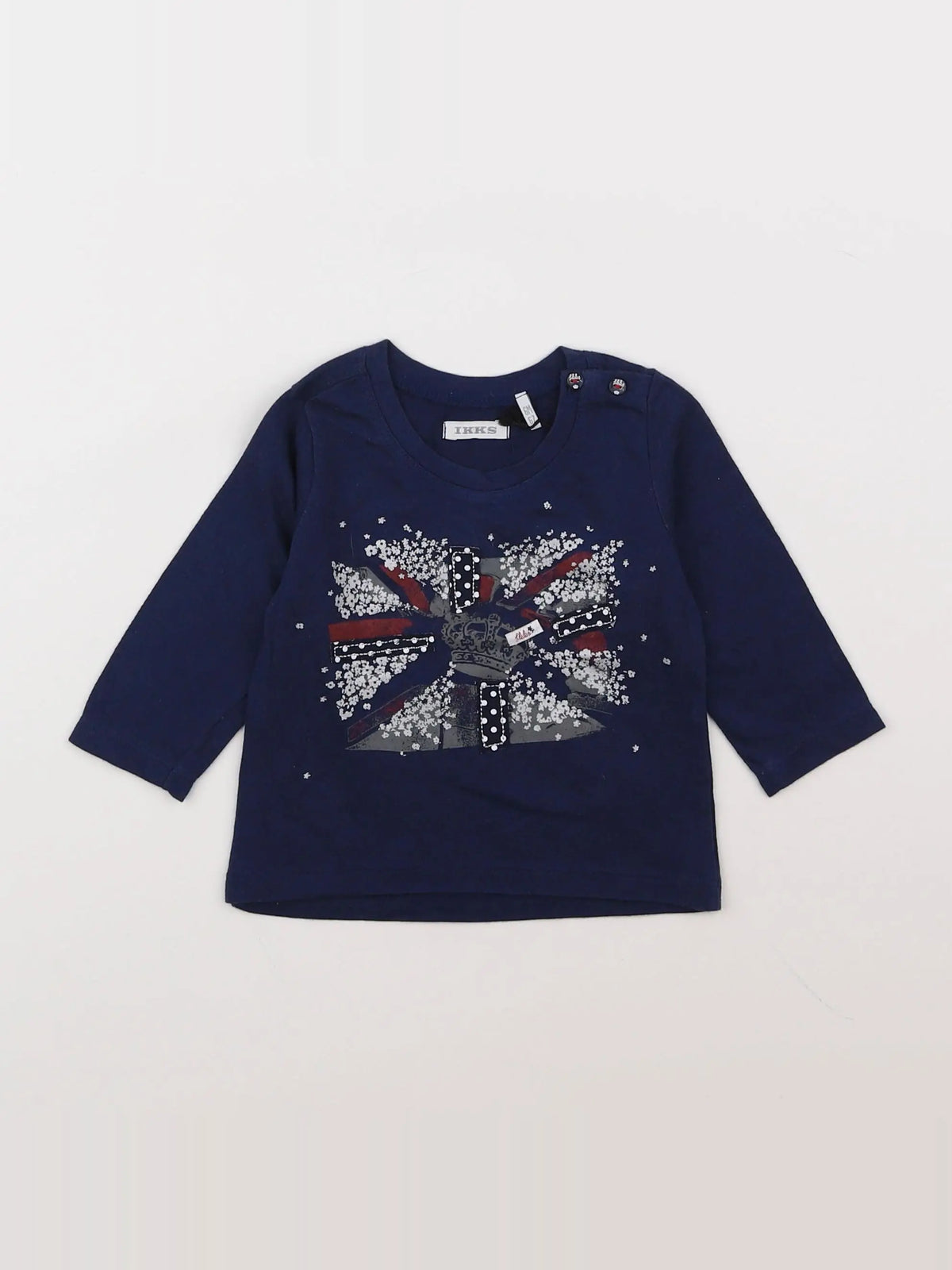 IKKS - tee-shirt bleu - 6 mois