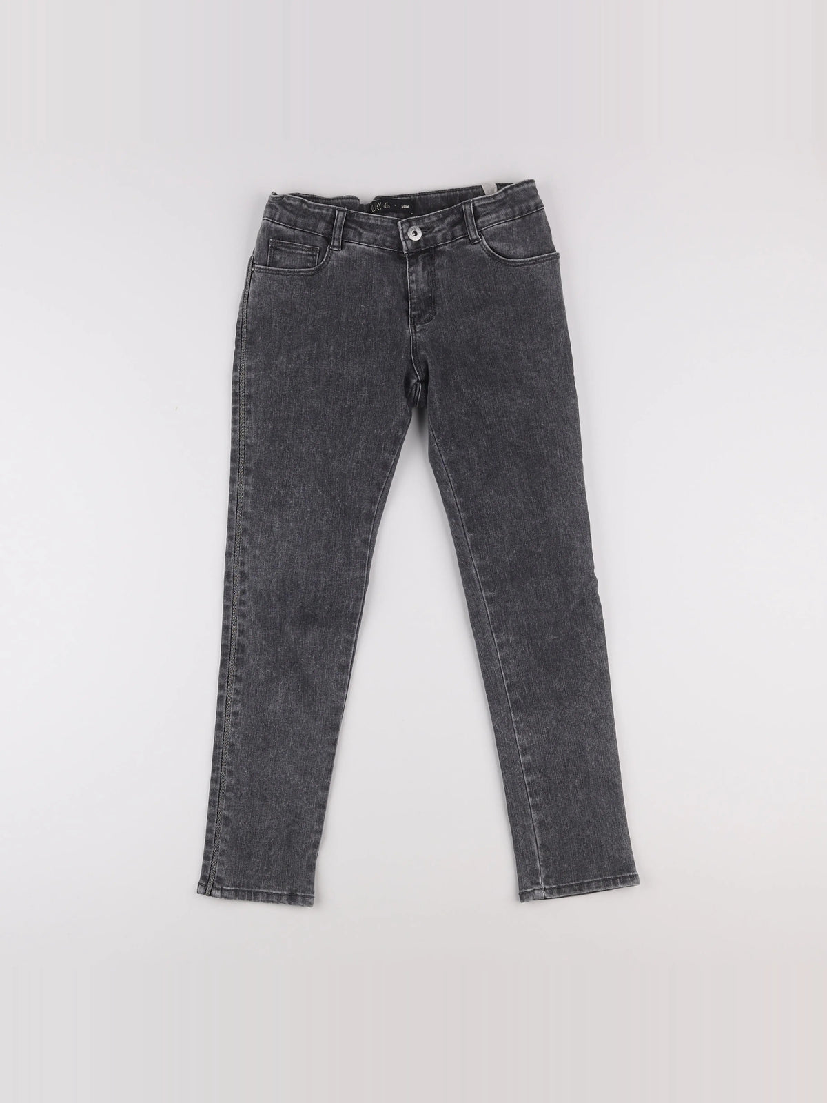 IKKS - jean noir, gris - 12 ans