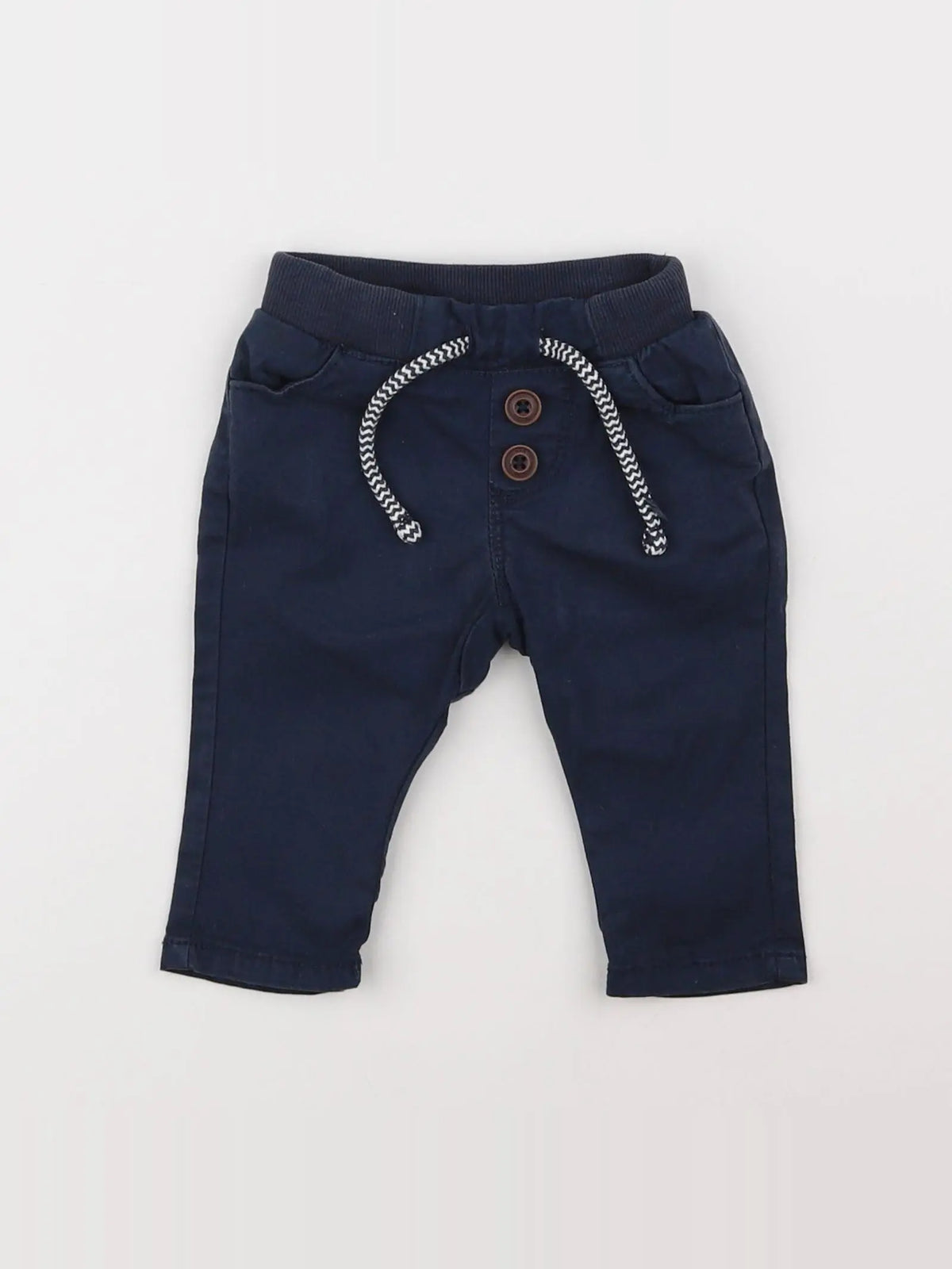 Tape à l'oeil - pantalon bleu - 3 mois