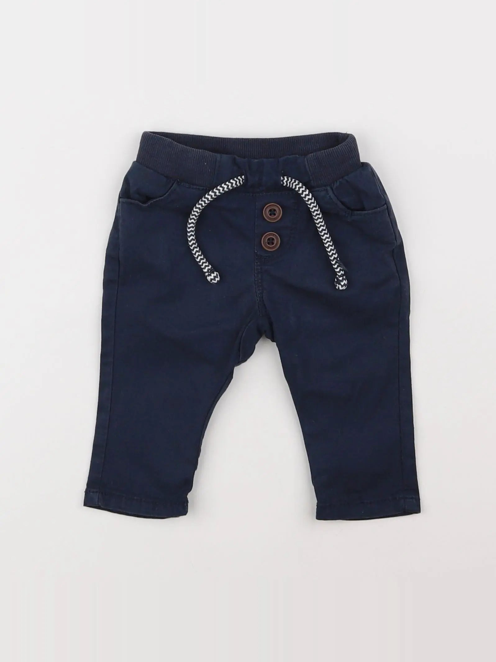 Tape à l'oeil - pantalon bleu - 3 mois