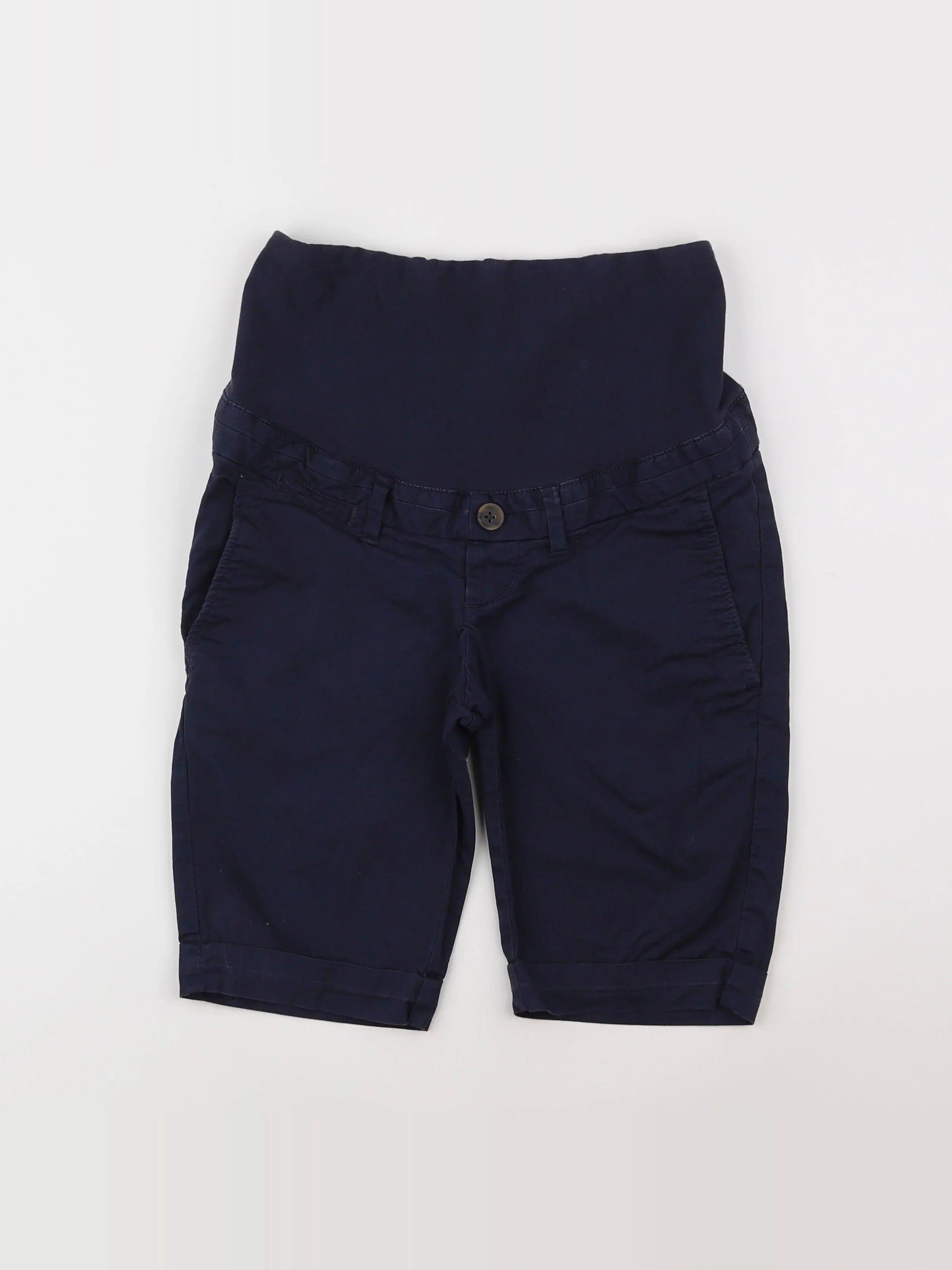 H&M - short grossesse bleu - 34