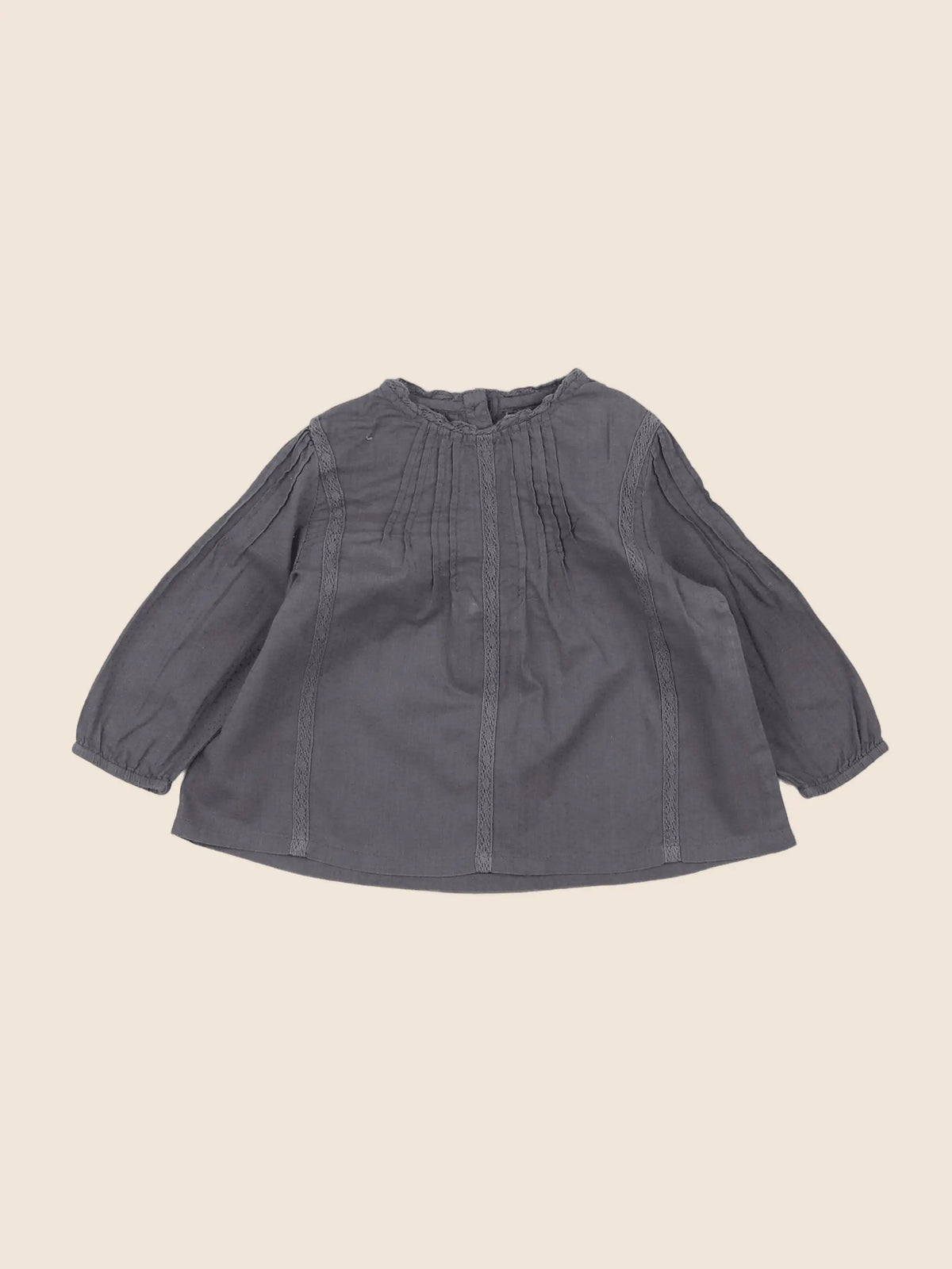Boutchou - blouse gris - 6 mois