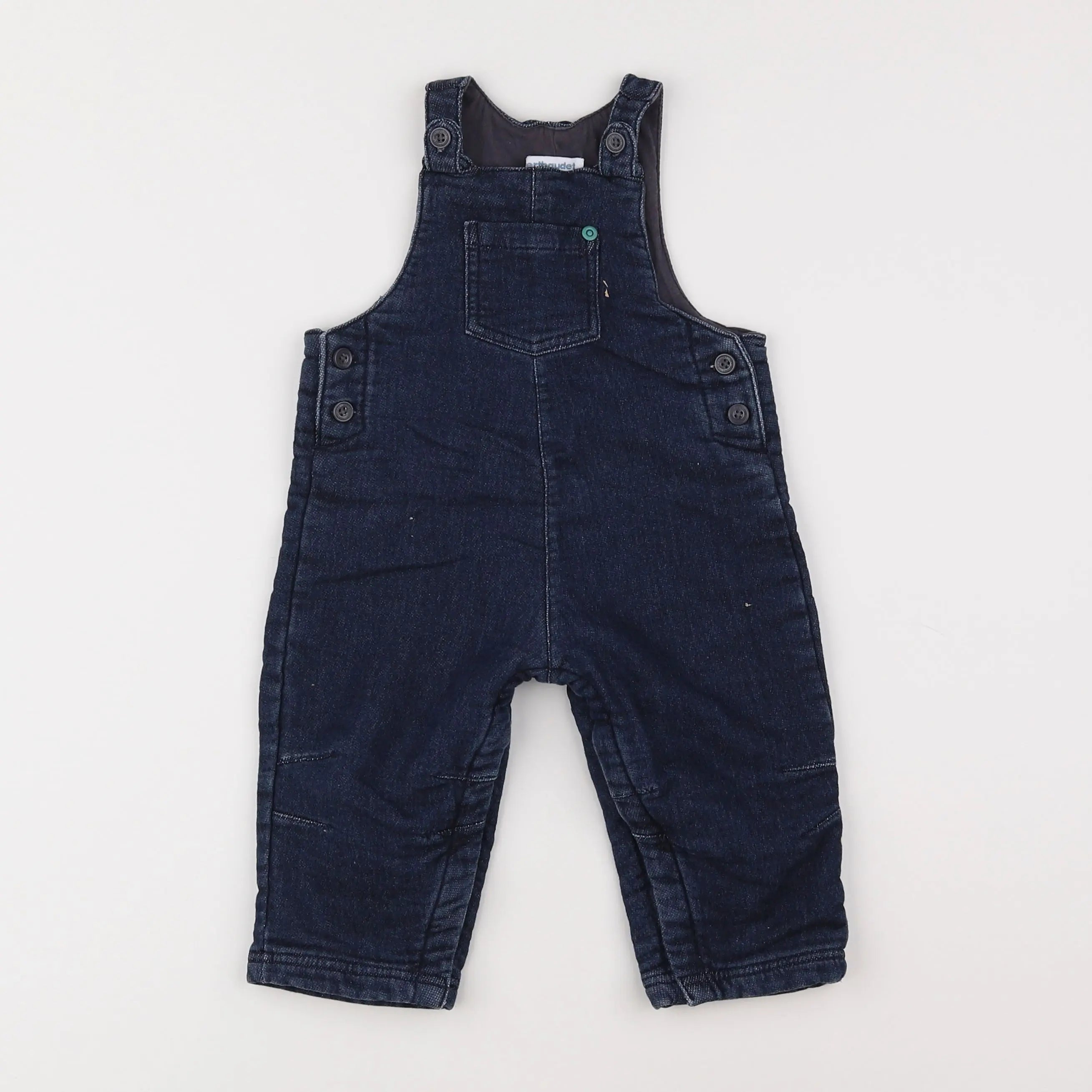Vertbaudet - salopette bleu - 12 mois