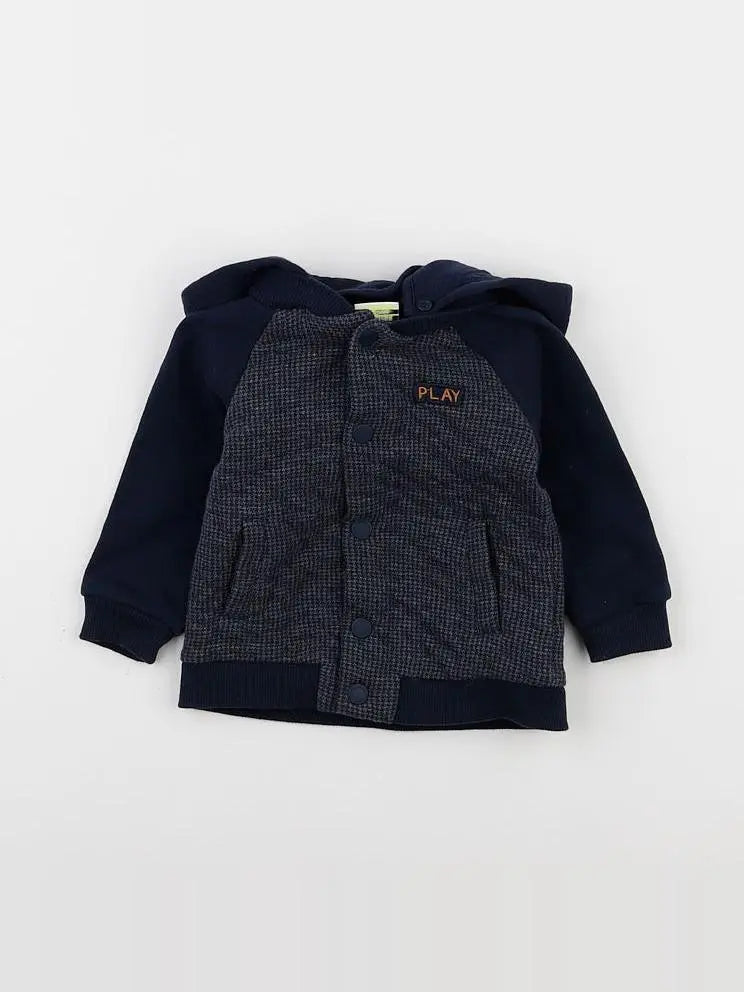 Tape à l'oeil - sweat bleu - 12 mois