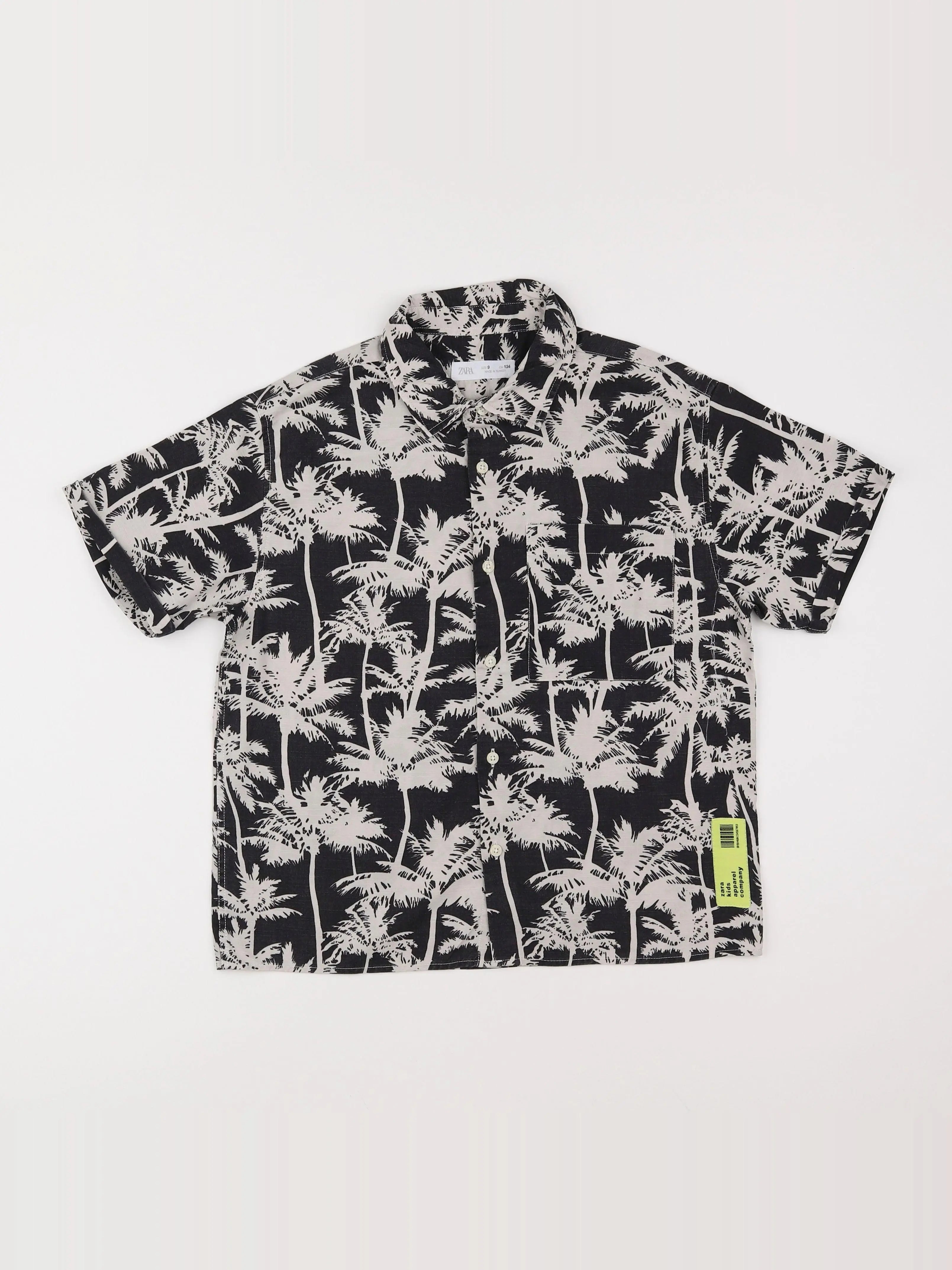 Zara - chemise gris, noir - 9 ans