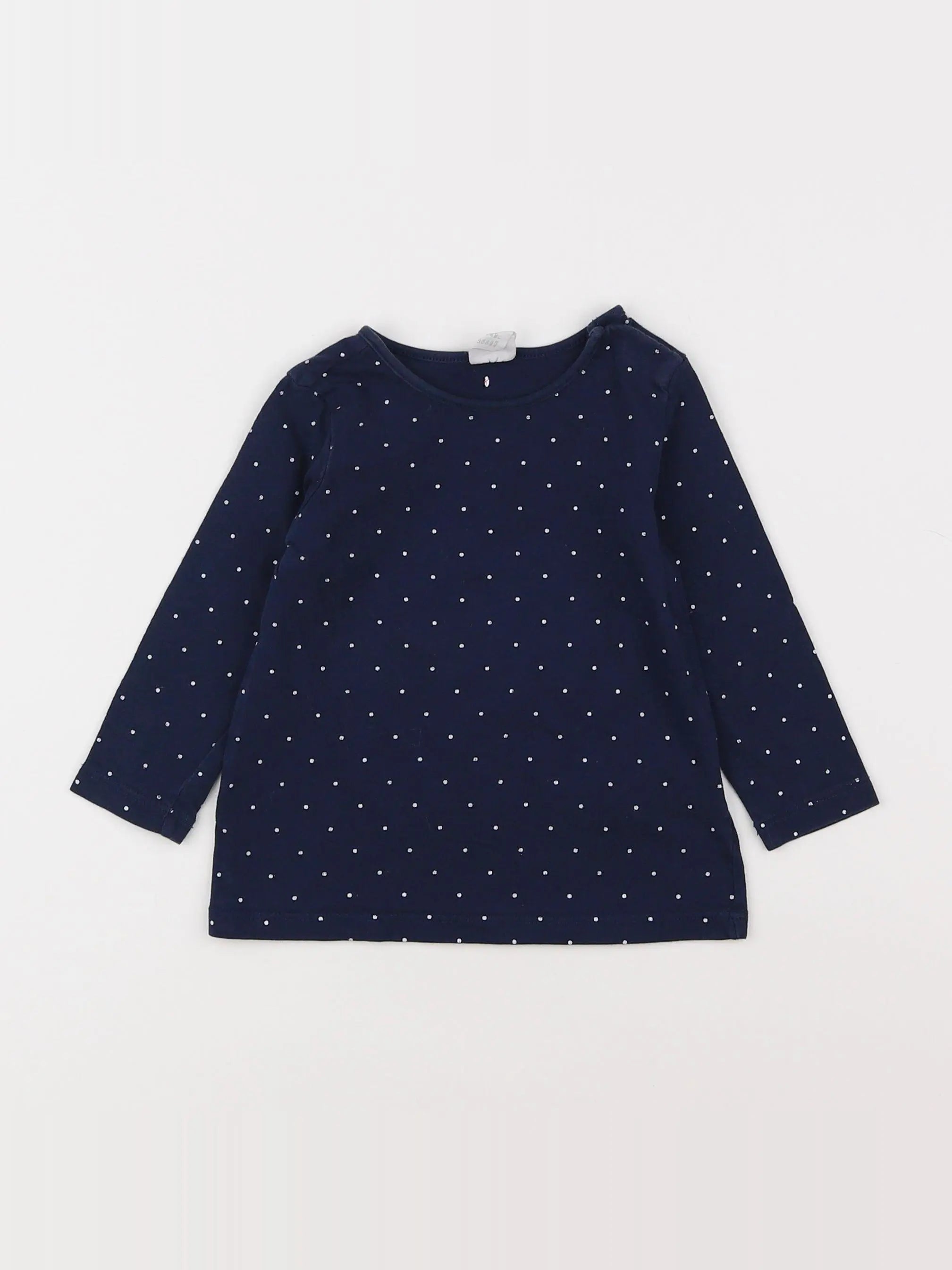 H&M - tee-shirt bleu - 9/12 mois