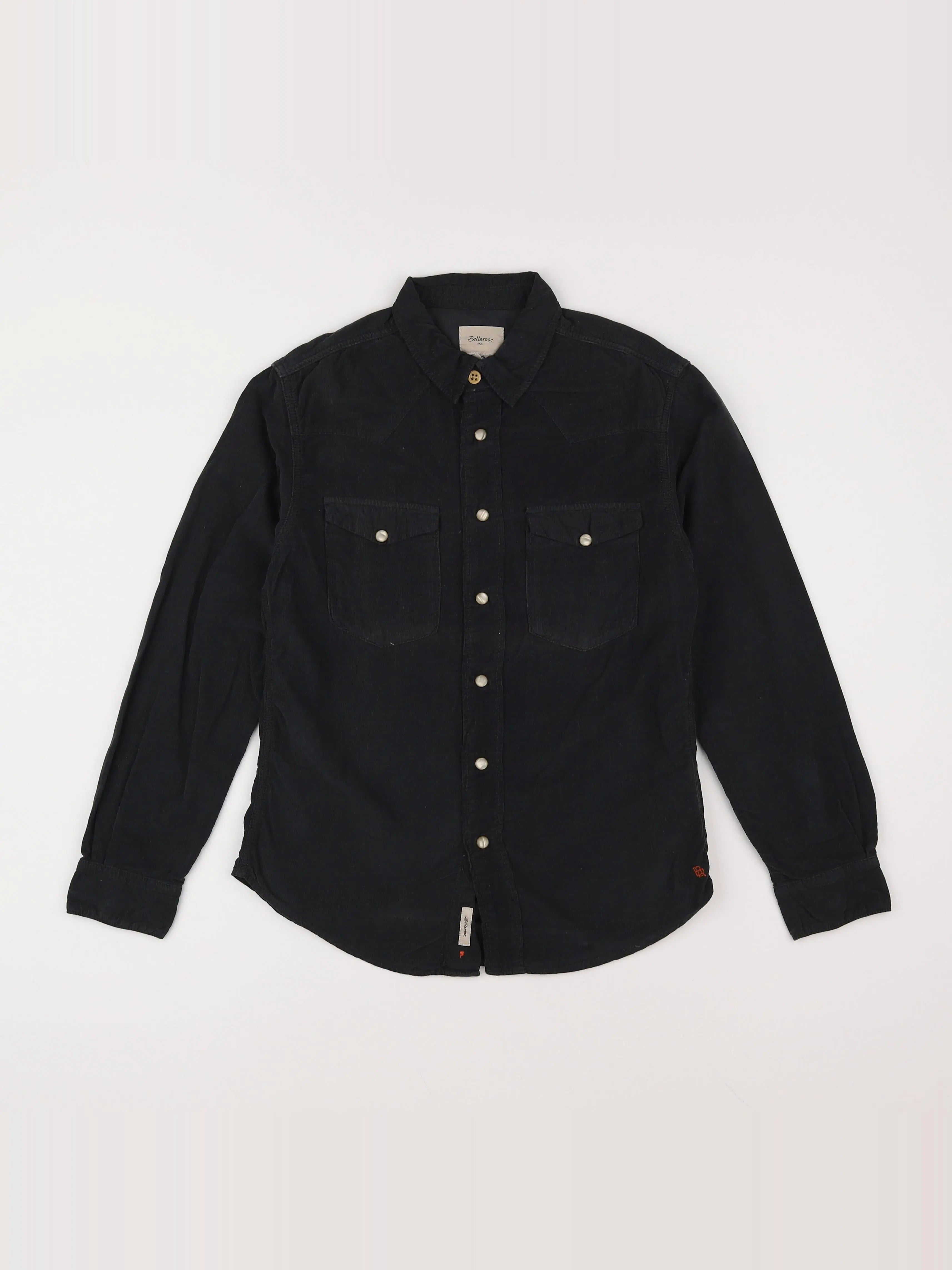 Bellerose - chemise noir - 12 ans