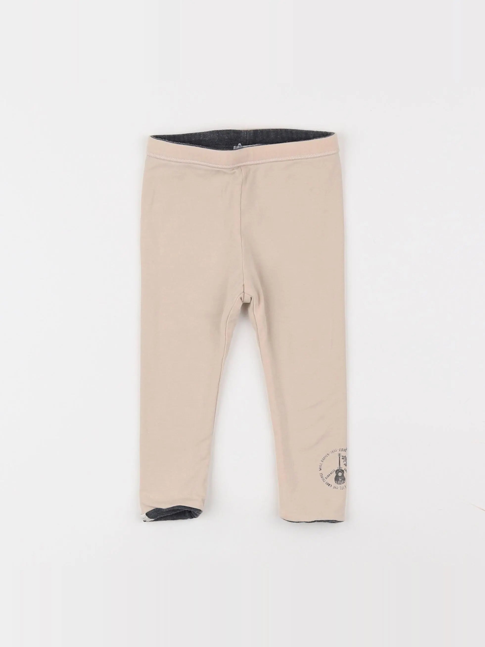 IKKS - legging beige - 12 mois