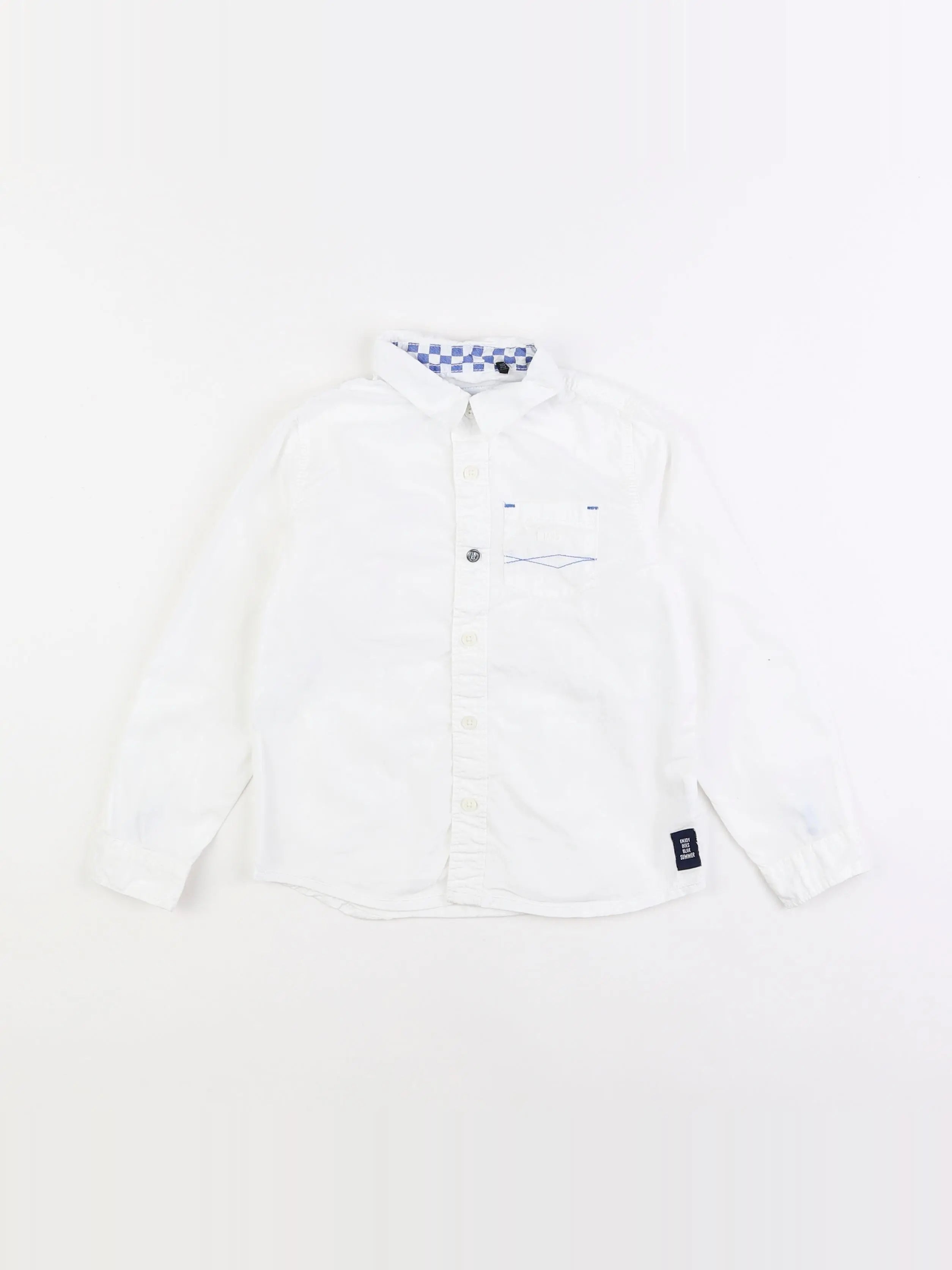 IKKS - chemise blanc - 4 ans