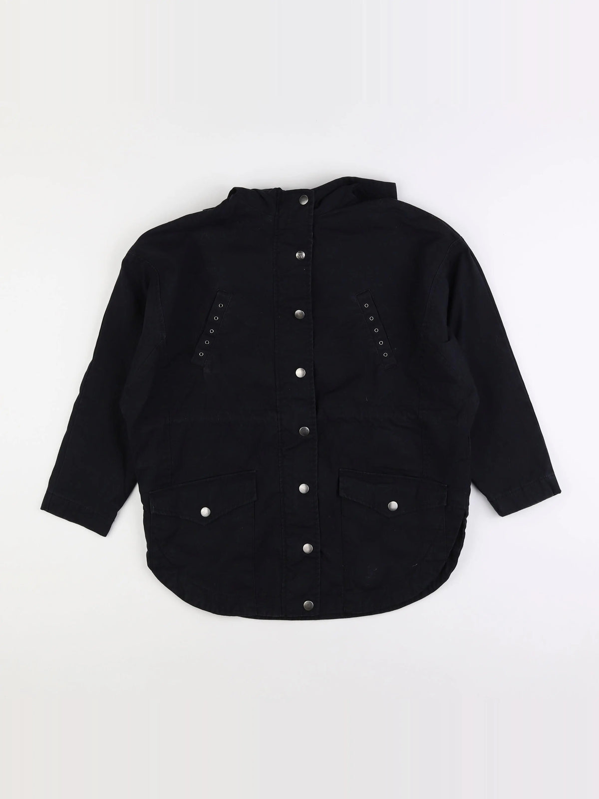IKKS - veste imprimé au dos noir - 10 ans