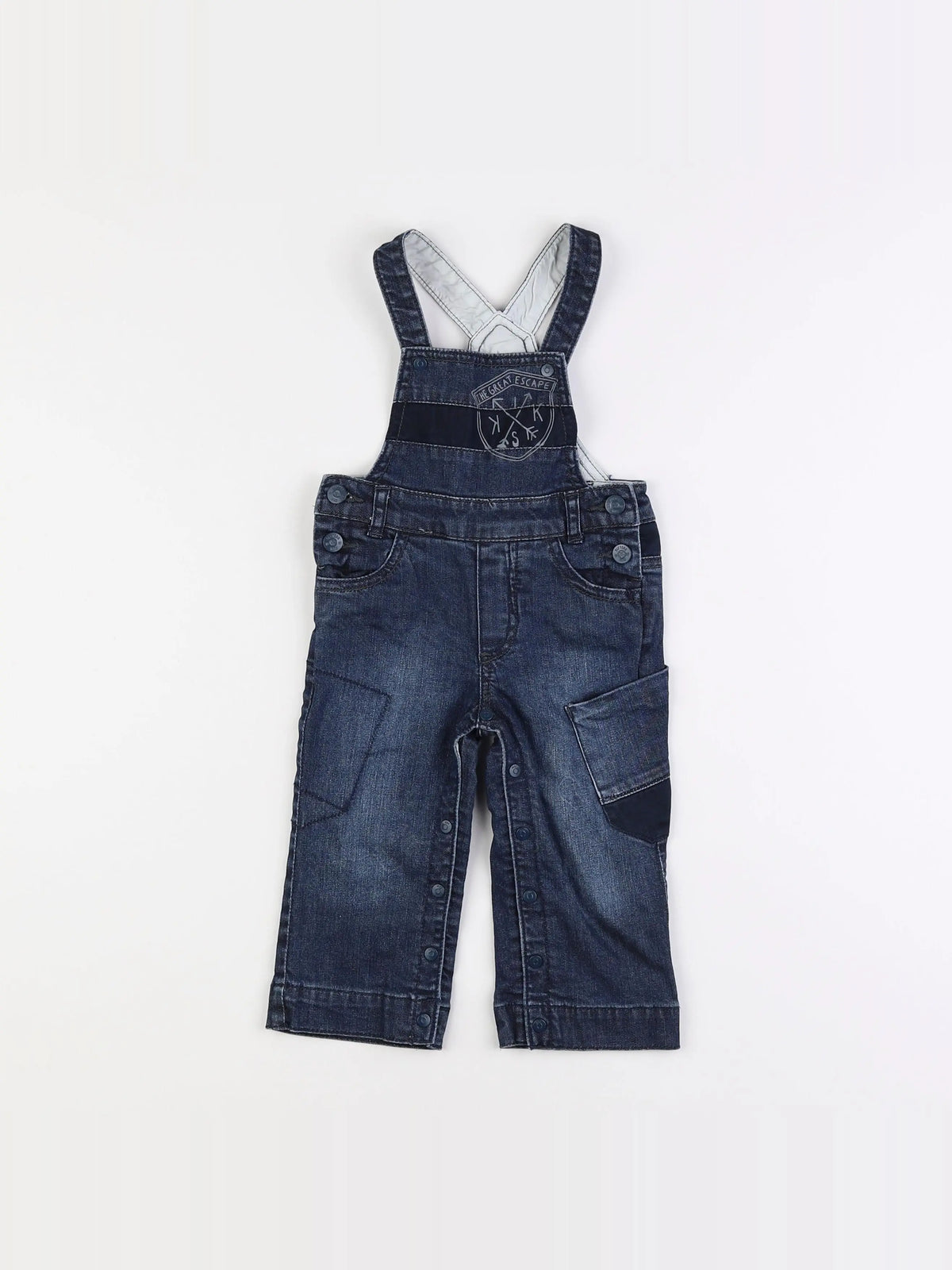 IKKS - salopette bleu - 12 mois