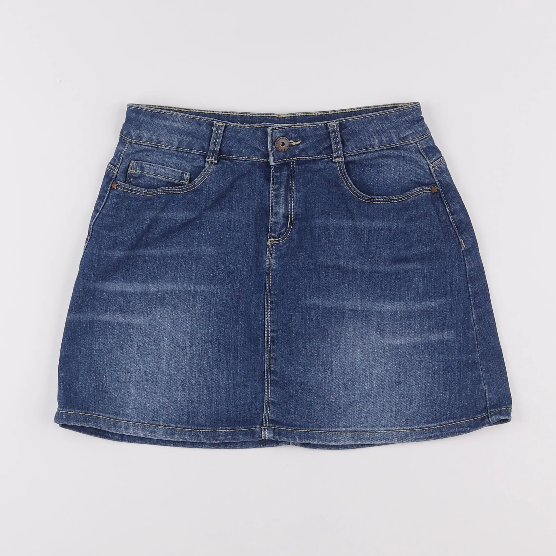 Vertbaudet - jupe bleu - 12 ans