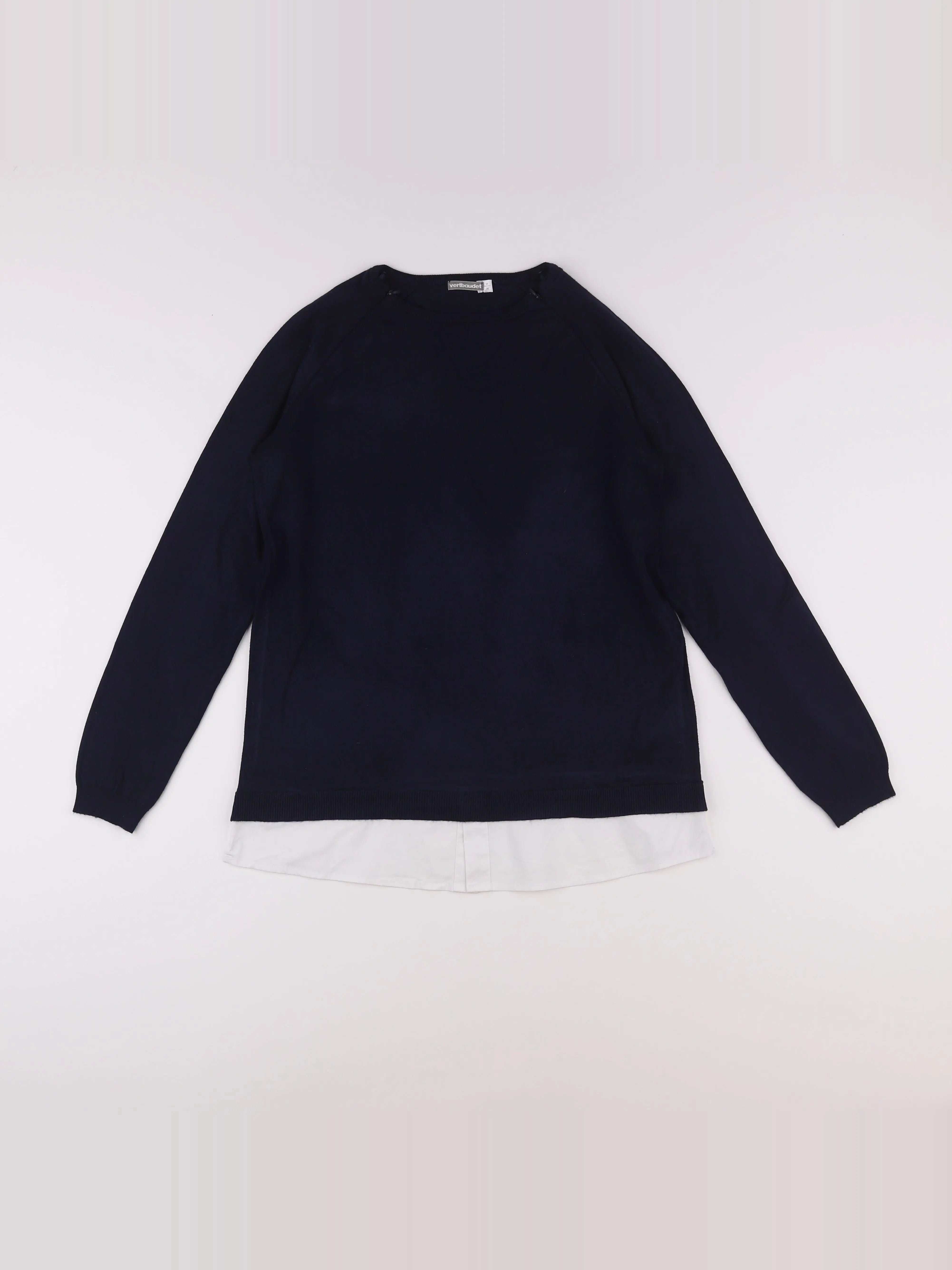 Vertbaudet - pull grossesse bleu - 34 à 36