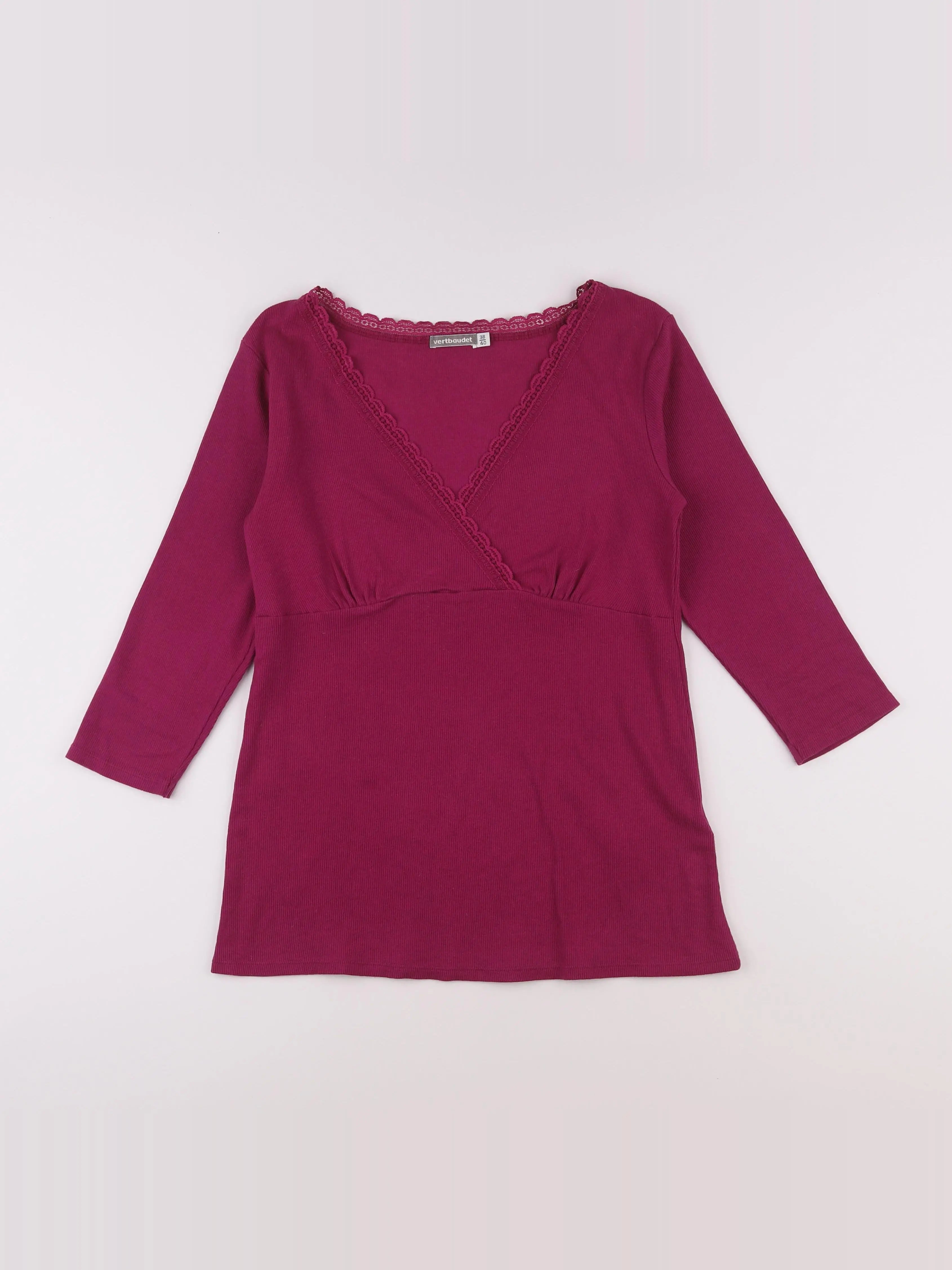 Vertbaudet - tee-shirt grossesse rose - 38 à 40