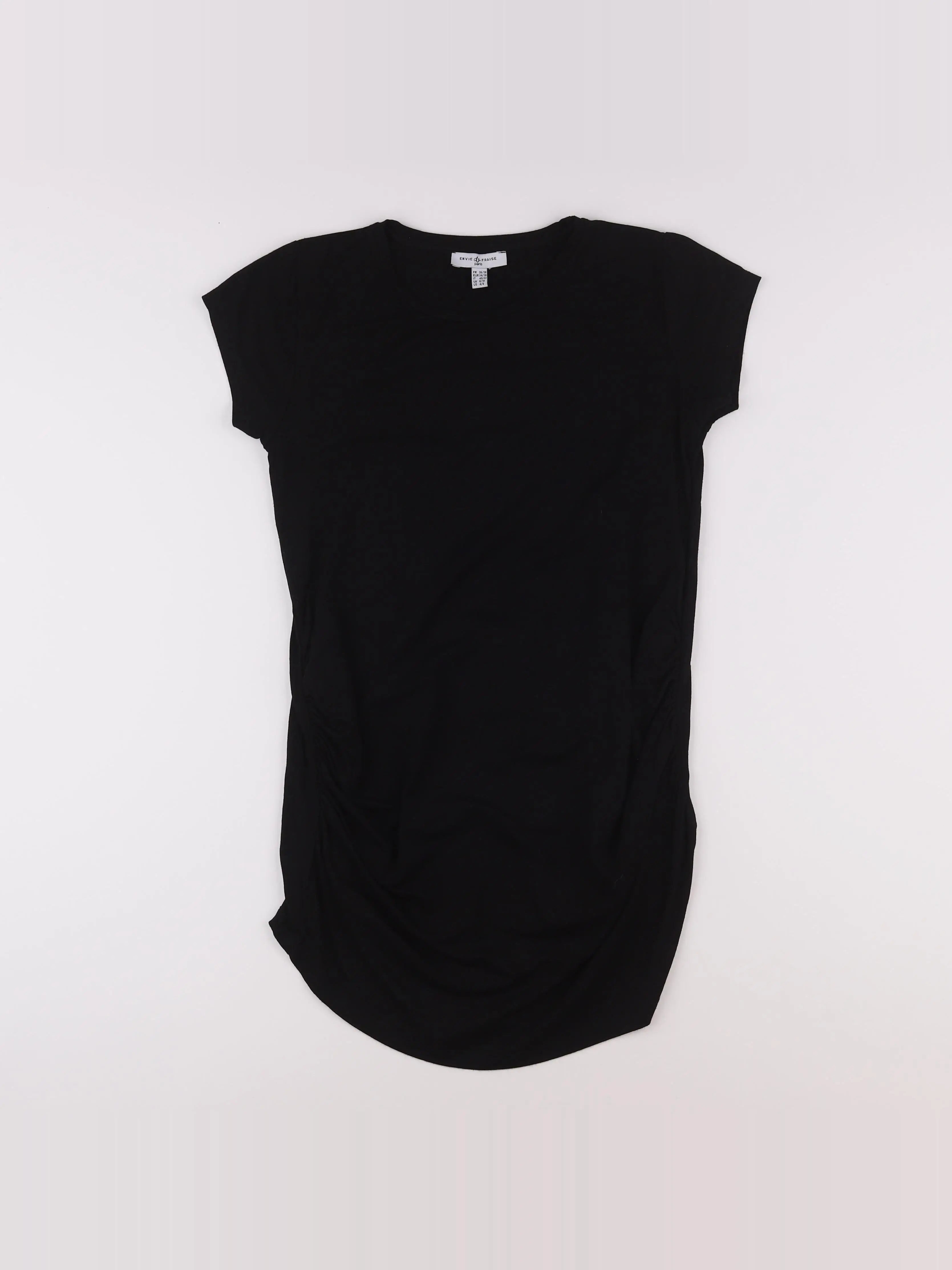 Envie de fraise - tee-shirt grossesse noir - 36 à 38