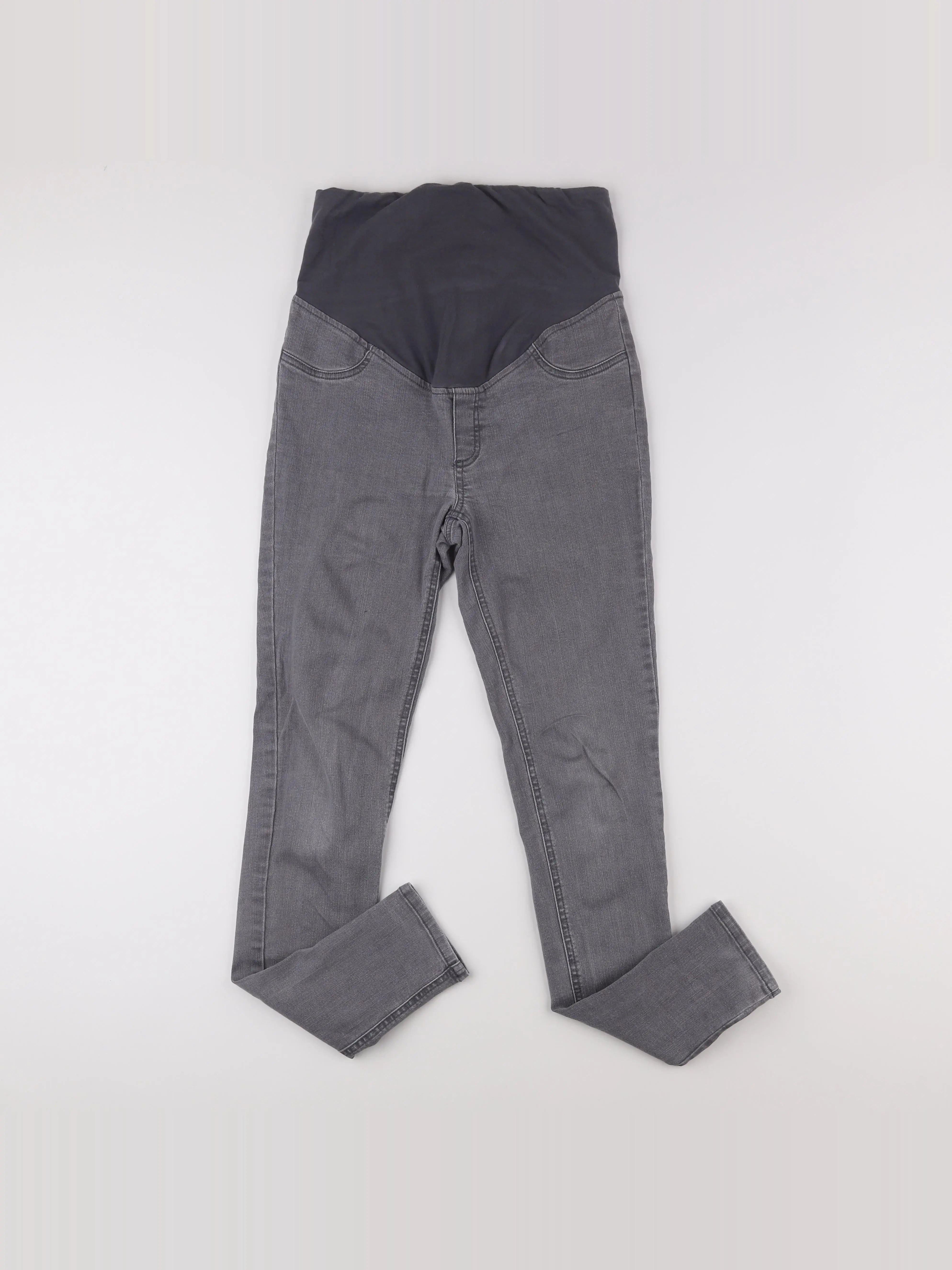 Vertbaudet - jean grossesse gris - 38