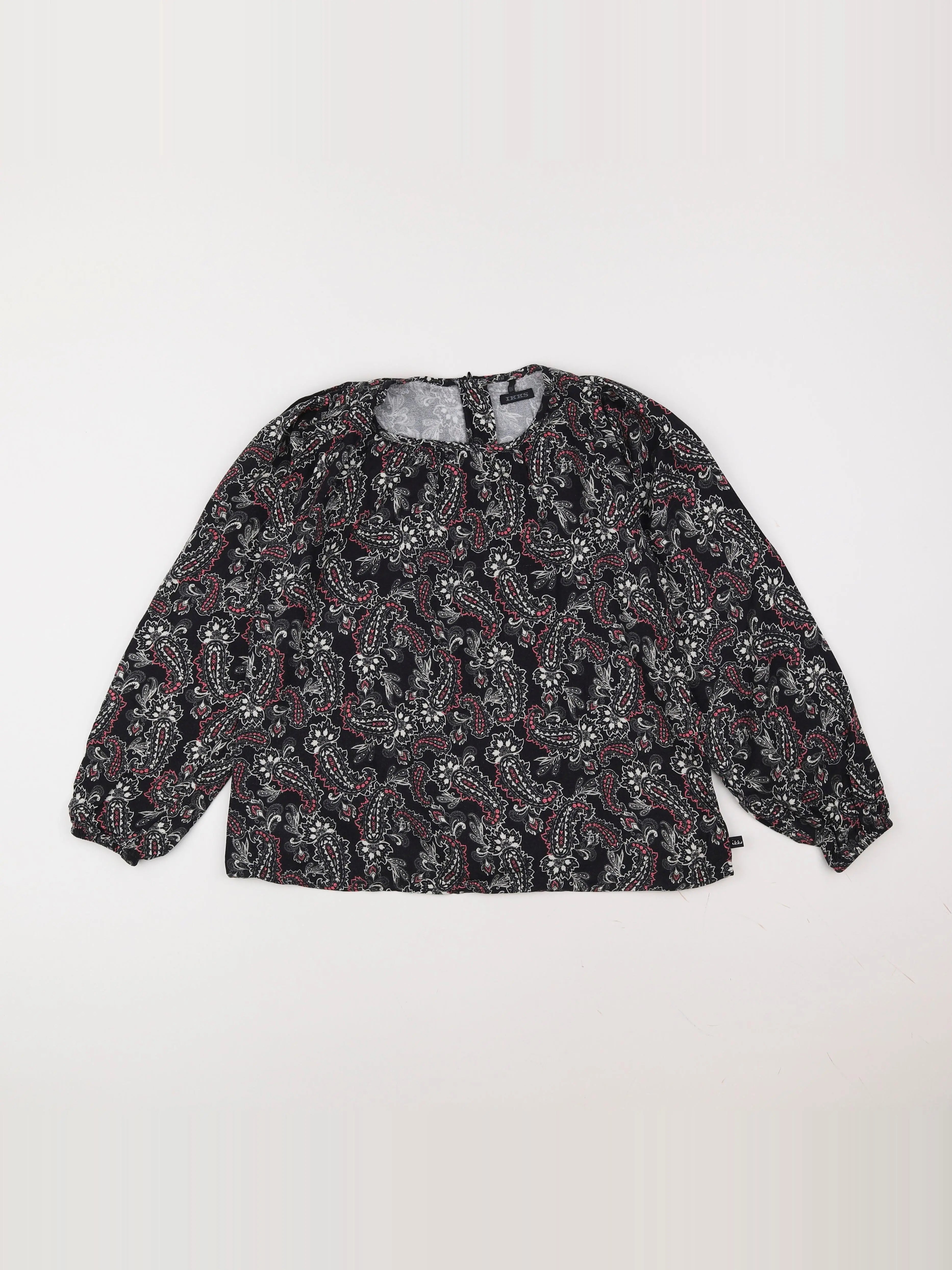 IKKS - blouse noir - 10 ans