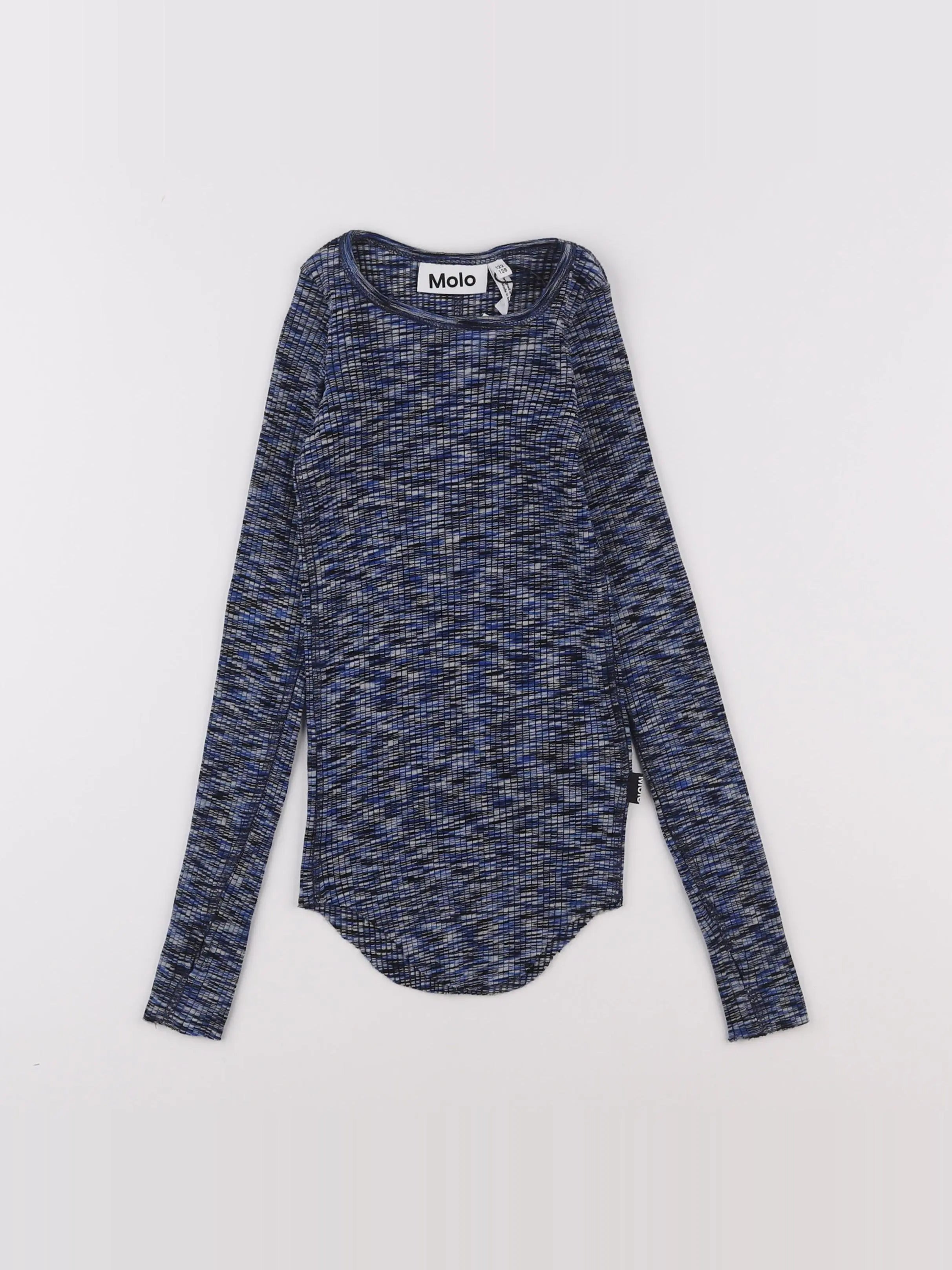 Molo - tee-shirt bleu - 7/8 ans