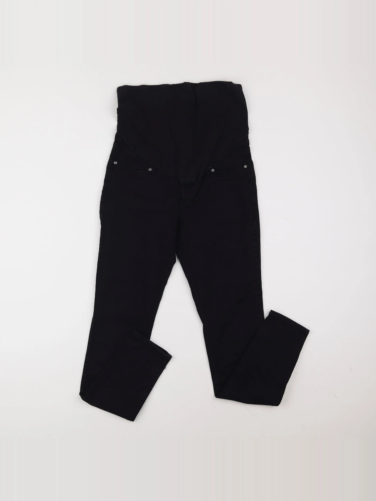 H&M - jean grossesse noir - 36