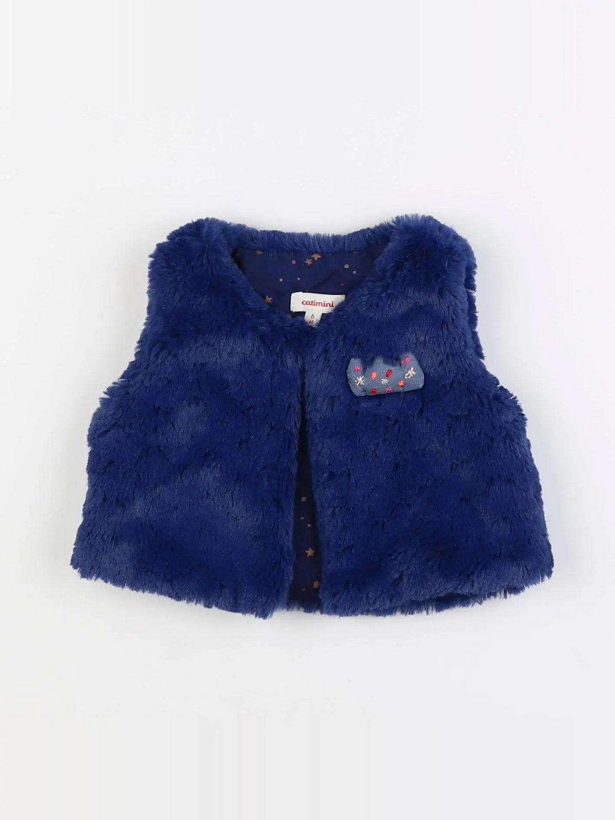 Catimini - gilet bleu - 6 mois